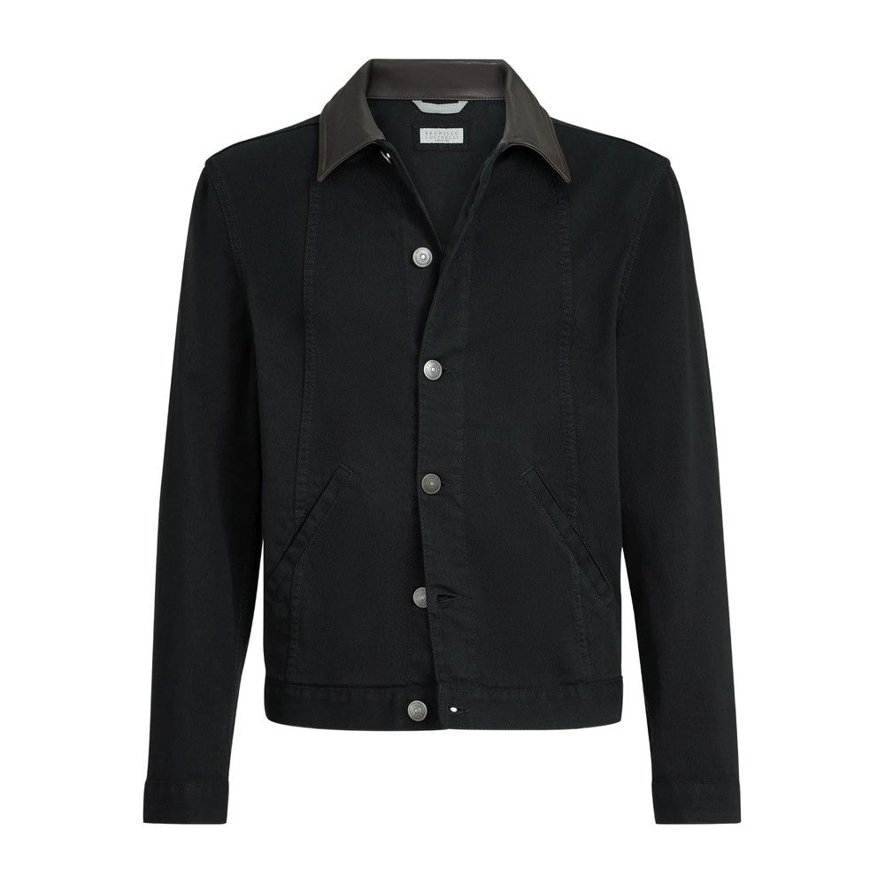 Brunello Cucinelli Brunello Cucinelli BLACK Jackets - Lightweight Jackets Size US L / EU 52-54 / 3 - 1 Thumbnail
