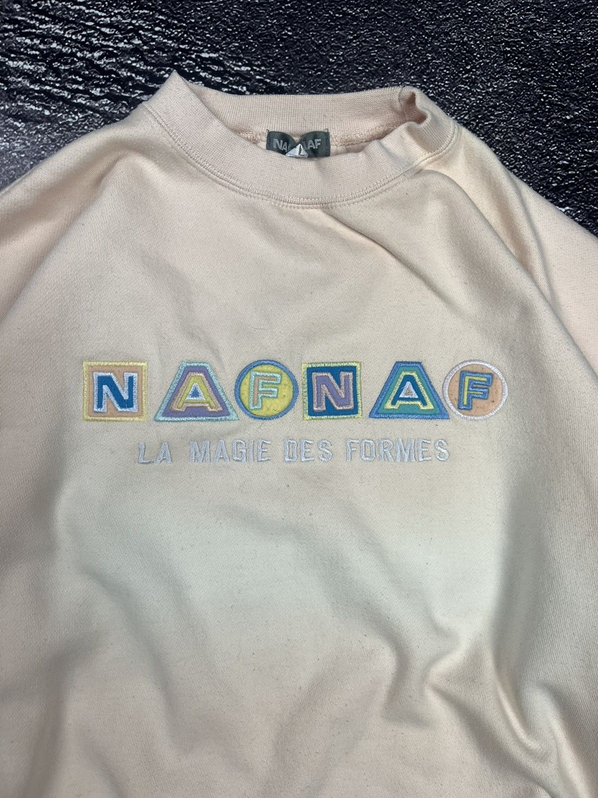 Vintage Naf Naf Big Logo Embroidered Boxy Fit Vintage Sweater Size US M / EU 48-50 / 2 - 2 Thumbnail