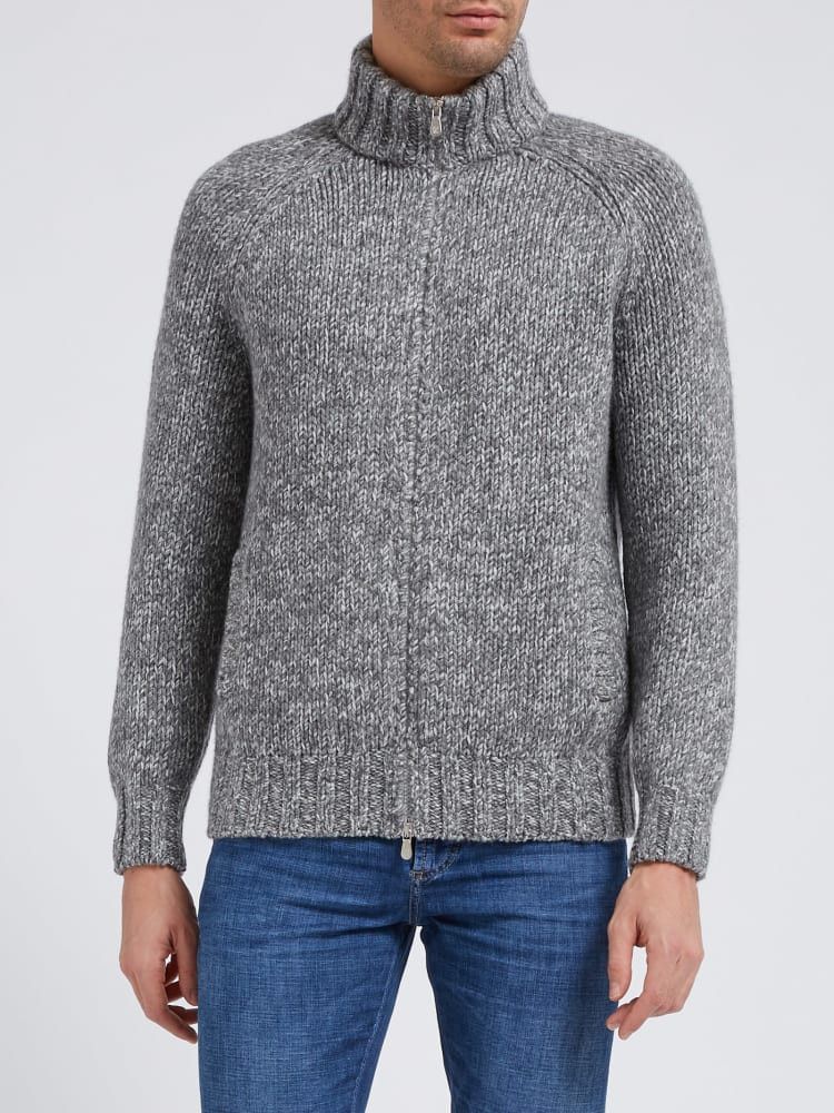 Brunello Cucinelli o1w1db10924 Cardigan in Grey Size US XXL / EU 58 / 5 - 3 Thumbnail