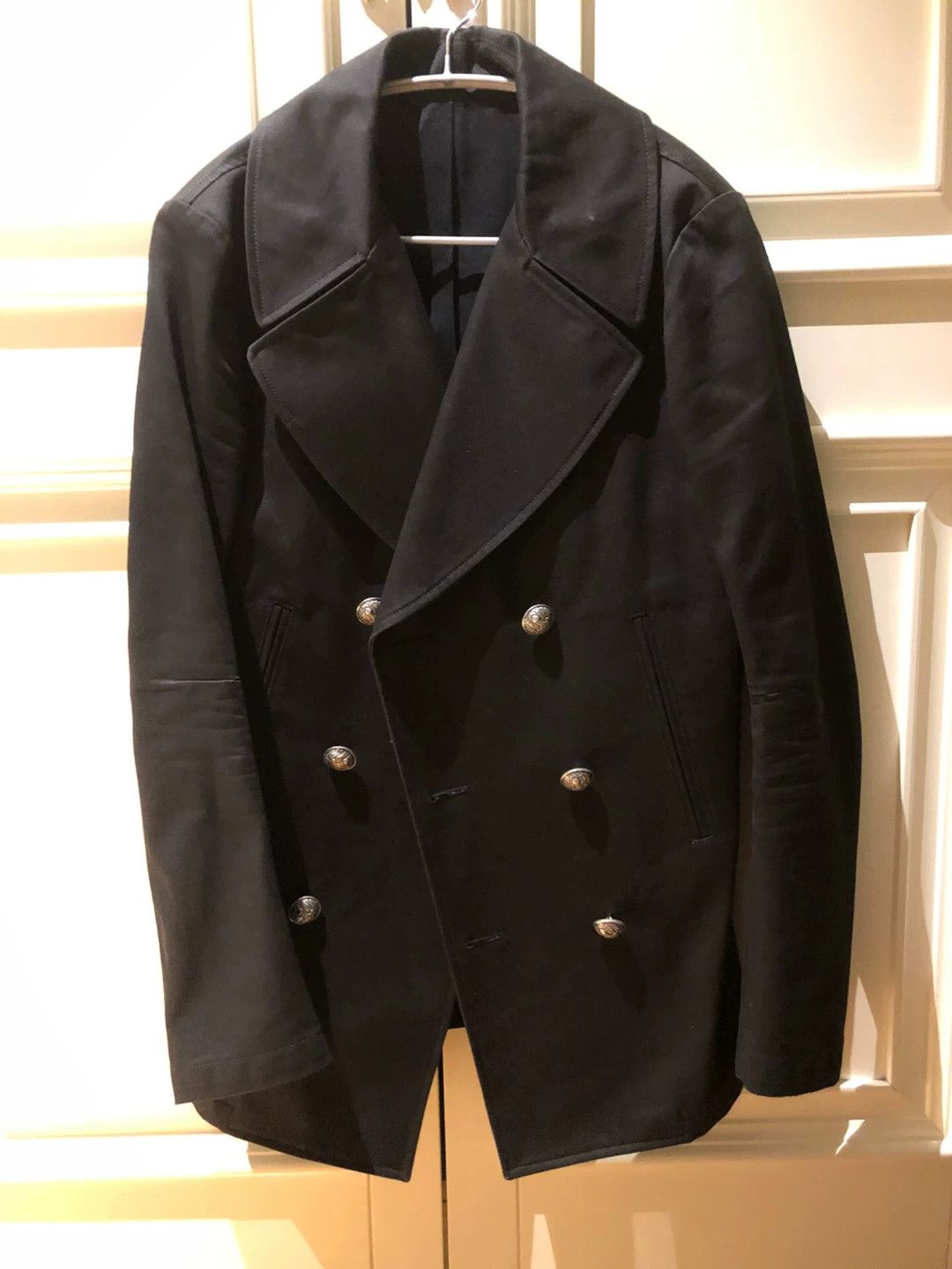 Balmain Balmain Men's Double-Breasted Coat Size US S / EU 44-46 / 1 - 1 Thumbnail