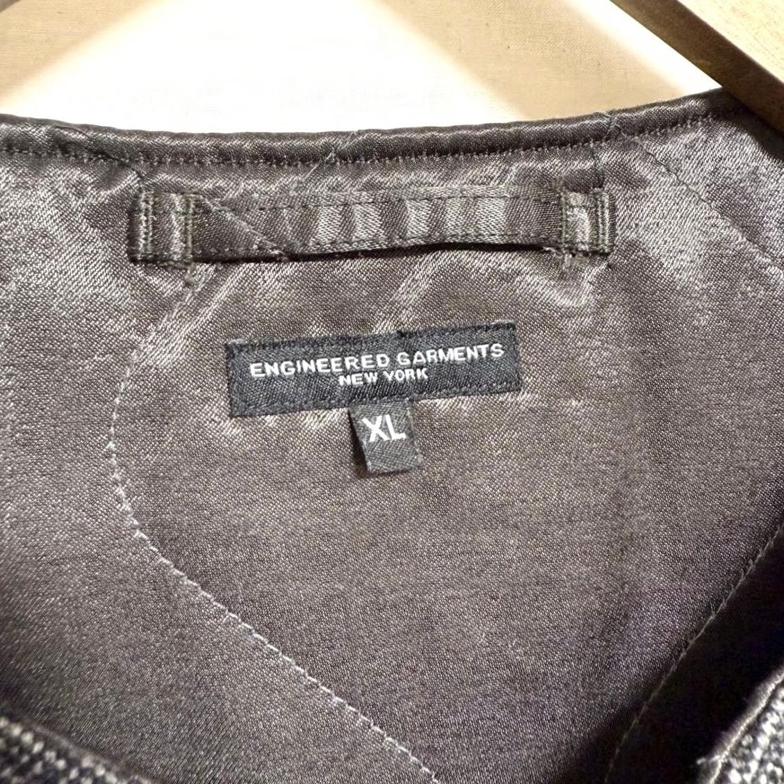 Engineered Garments Engineered Garments Vest Cover Gray Wool Front Pocket Size XL Pre-owned Size US XL / EU 56 / 4 - 4 Thumbnail