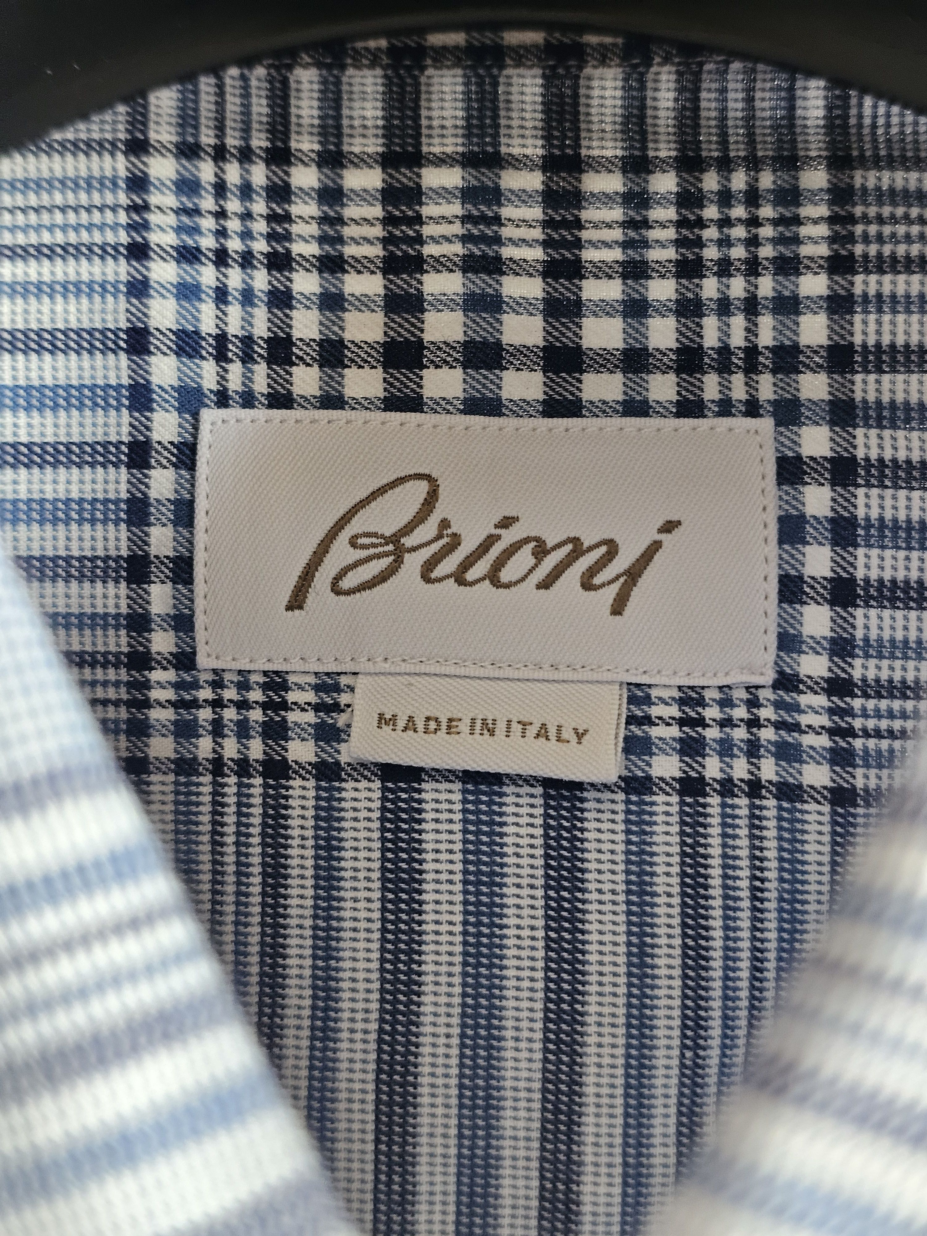 Brioni BRIONI Men's Striped Shirt Size XL Size US XL / EU 56 / 4 - 3 Thumbnail