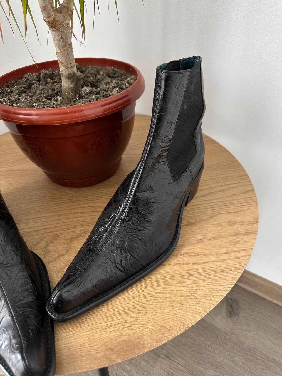 Japanese Brand × Vintage Vintage Japanese Coccinelle Kozak Men’s Black Boots Size US 7 / EU 40 - 7 Thumbnail