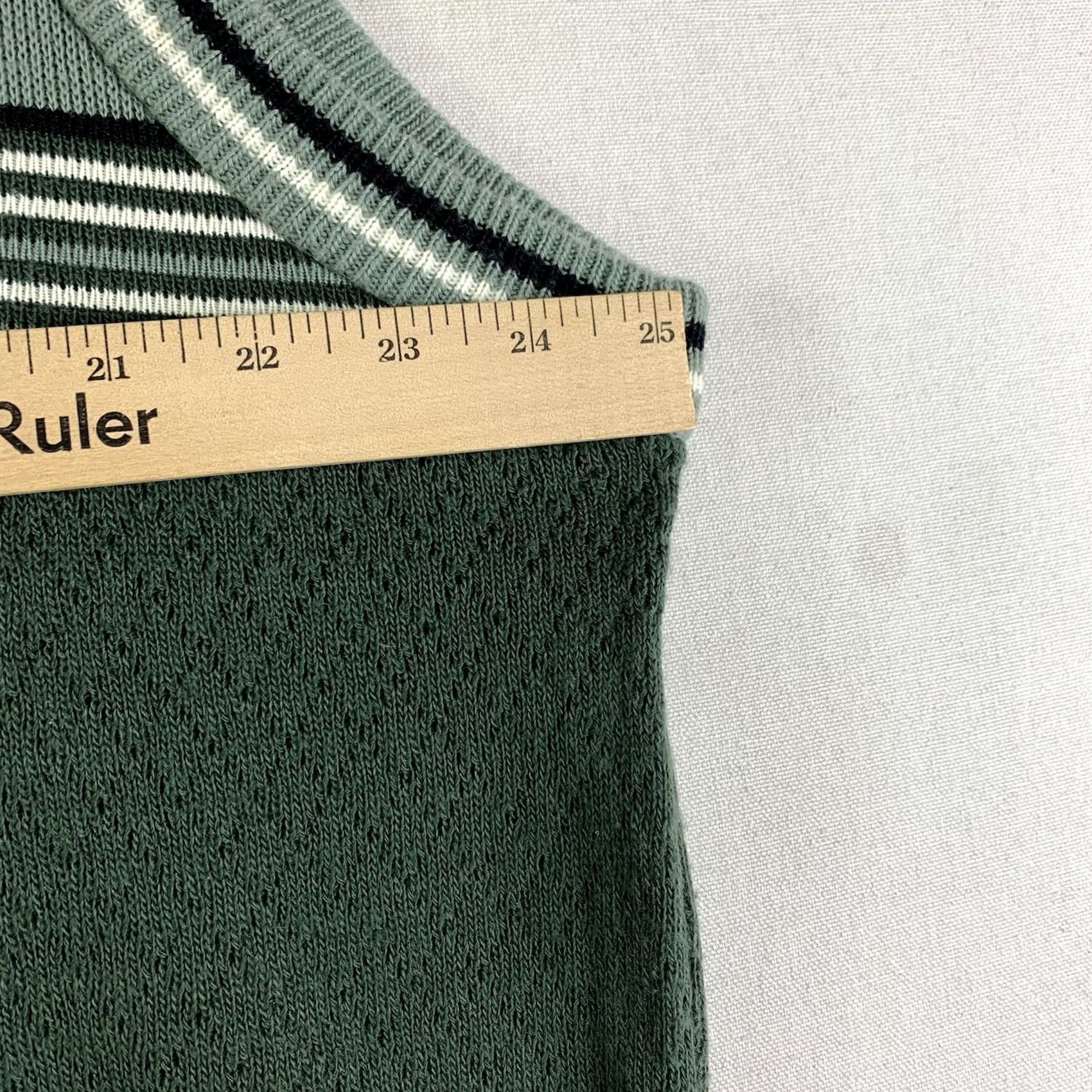 Anchor Blue Vtg Anchor Blue Sweater Vest 90s Mens XL Green/Gray Clueless Y2K Size US XL / EU 56 / 4 - 3 Thumbnail