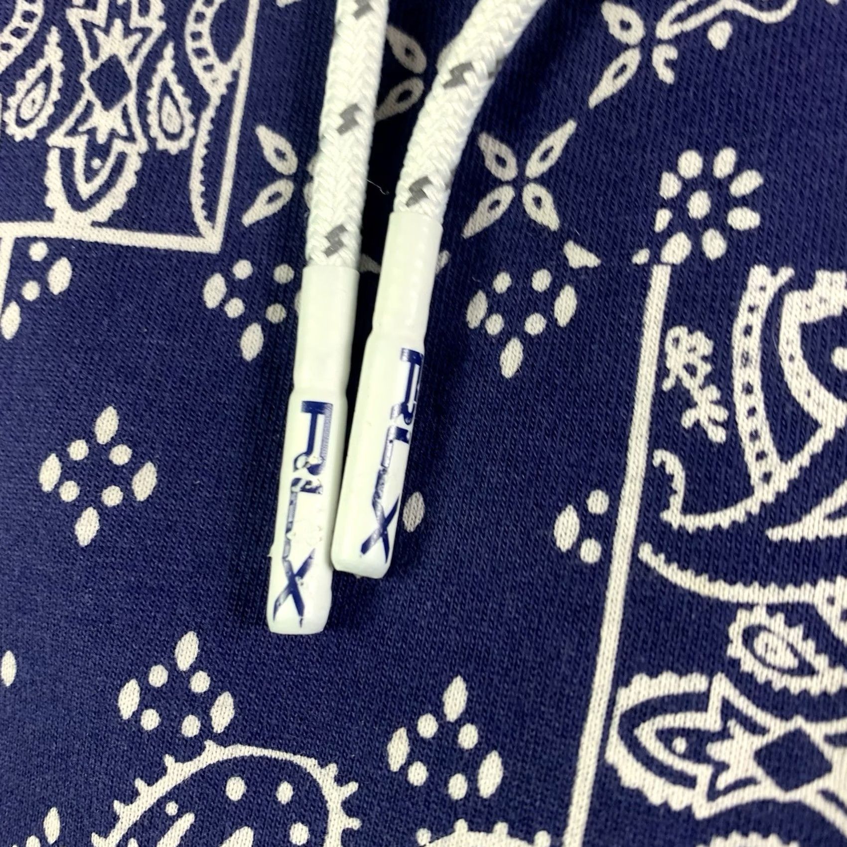 Ralph Lauren RLX Ralph Lauren Shorts Mens XL Blue Bandana Double Knit Golf Drawstring Pockets Activewear Casual Size US 31 - 2 Thumbnail