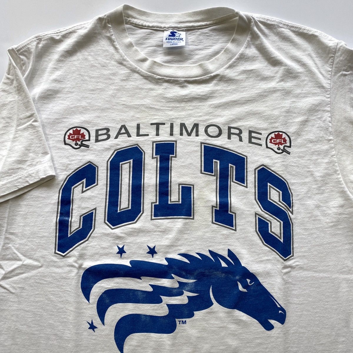 baltimore colts t shirt vintage