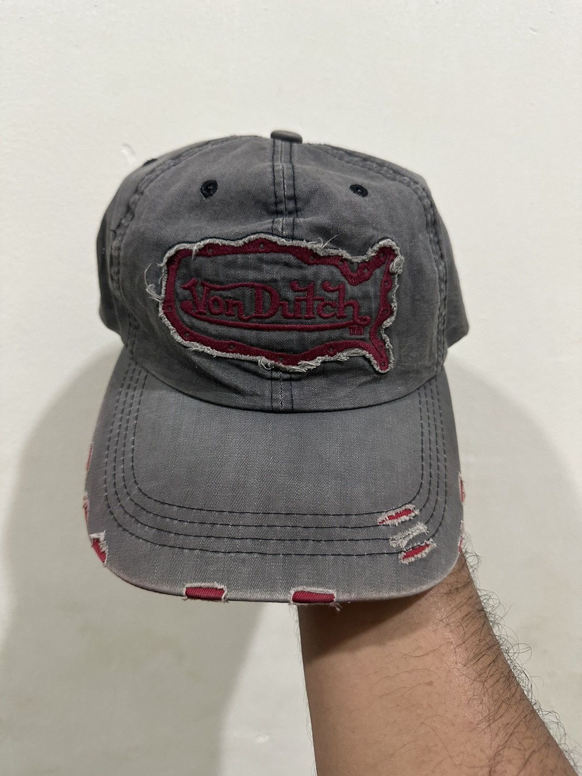 Von Dutch VTG Distress Von Dutch Baseball Hat Size ONE SIZE - 2 Thumbnail