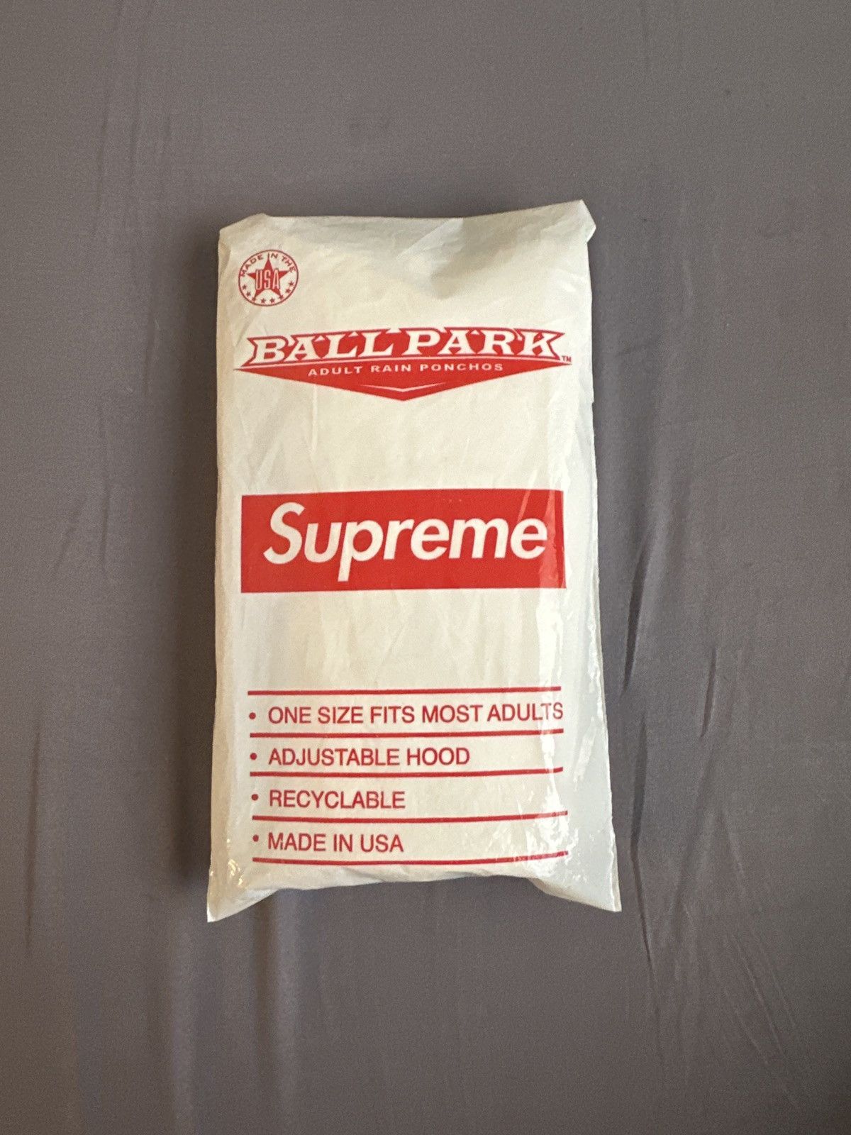 Supreme Supreme Ballpark Poncho x1 Size ONE SIZE - 2 Thumbnail
