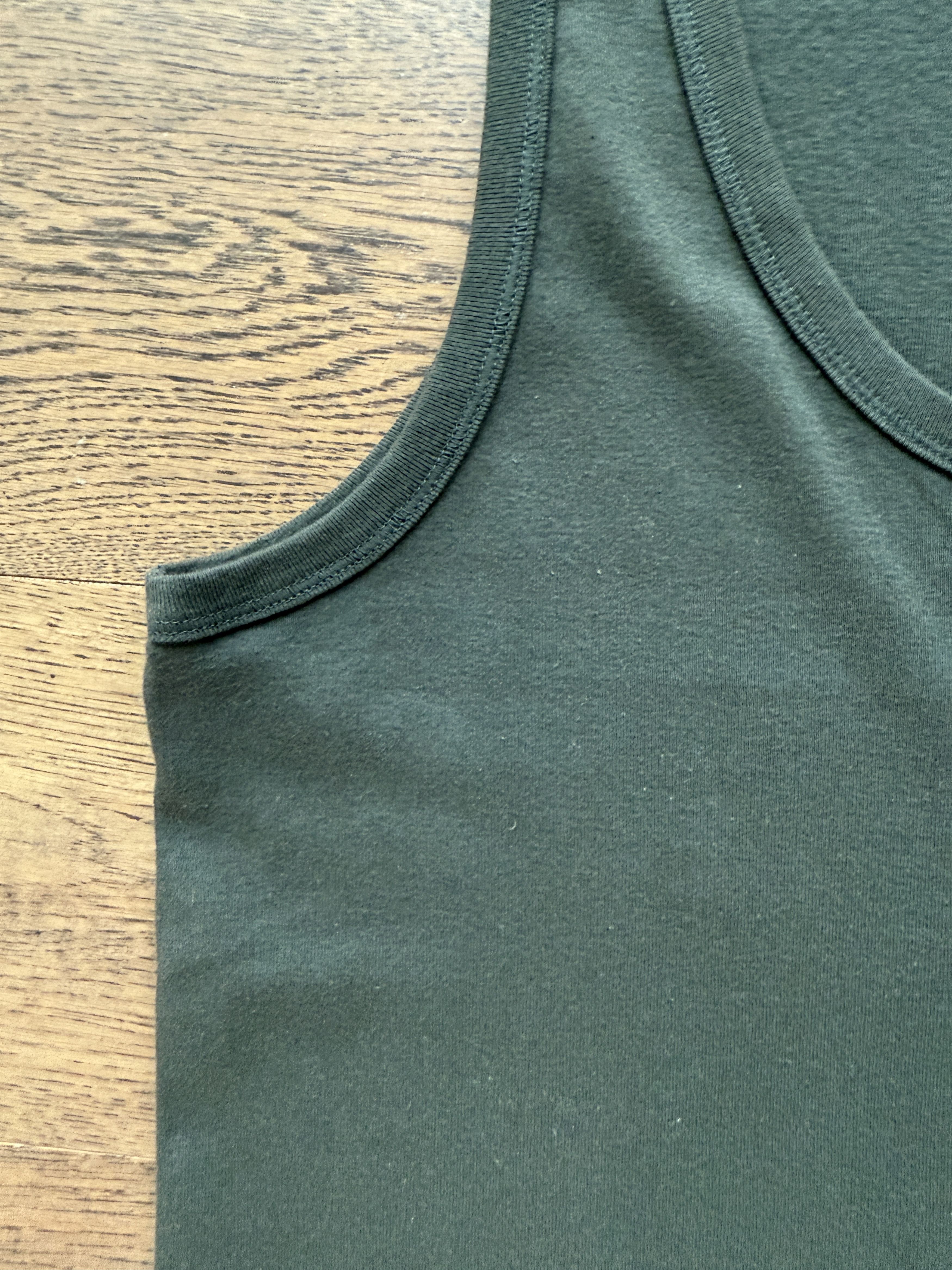 FilMelange FilMelange Japan Mens Military Green Cotton Mens Tank Top L Size US L / EU 52-54 / 3 - 7 Thumbnail