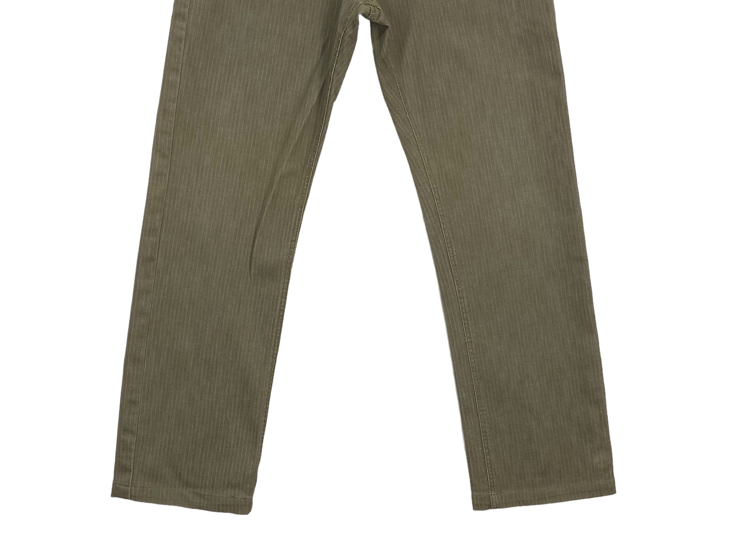 Japanese Brand Intermezzo Jeans Stripes Hickory Jeans Size US 31 - 7 Thumbnail