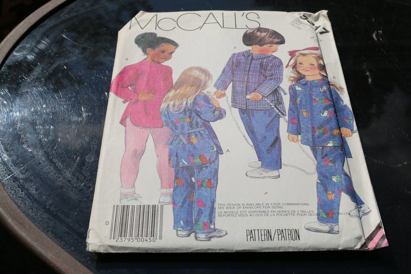 Other Girls & Boys McCalls 3317 VTG Sewing Pattern Size 4,5-6 Size ONE SIZE - 1 Thumbnail