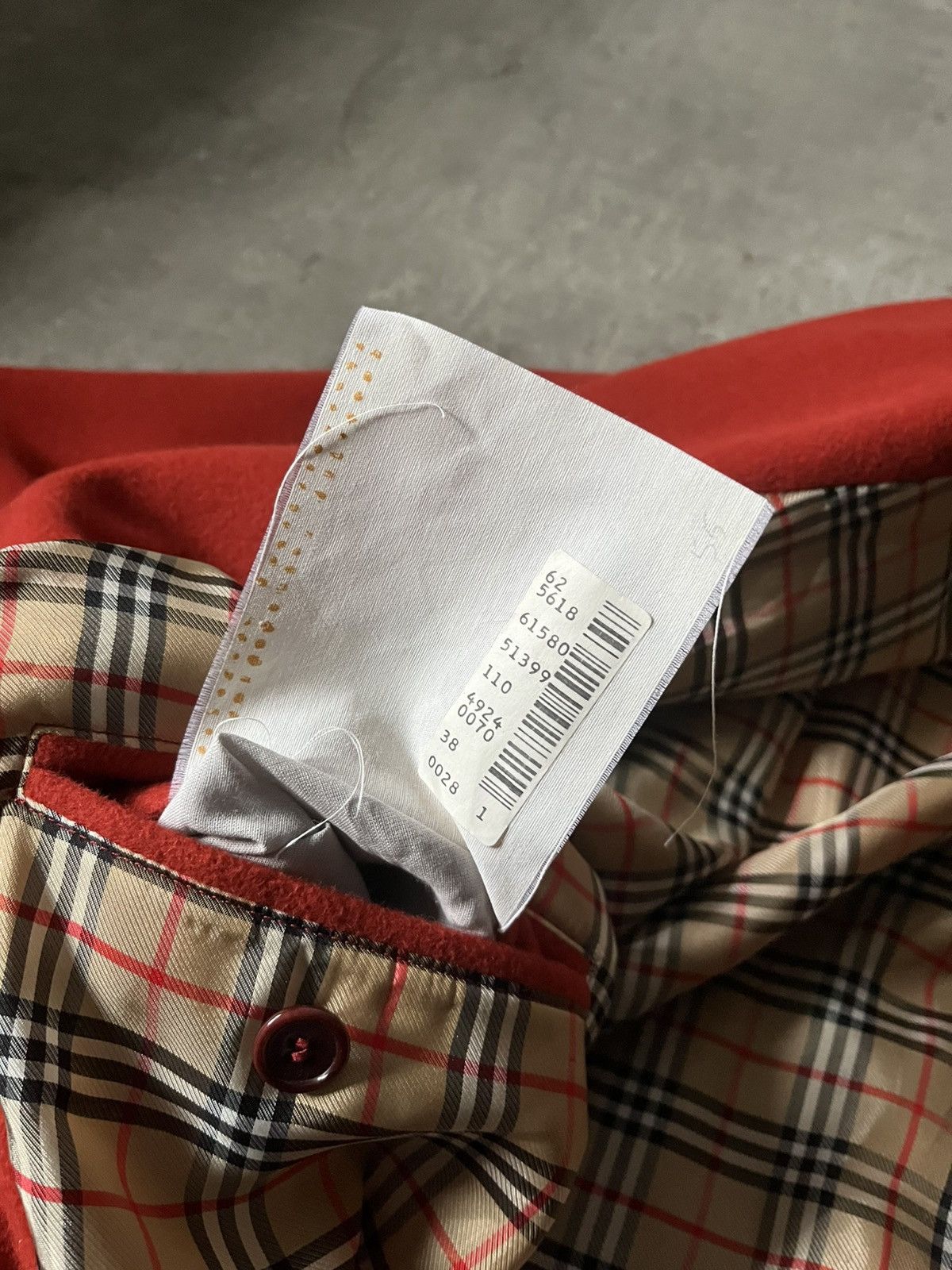 Burberry Vintage Burberrys wool coat red rare Size US L / EU 52-54 / 3 - 18 Thumbnail