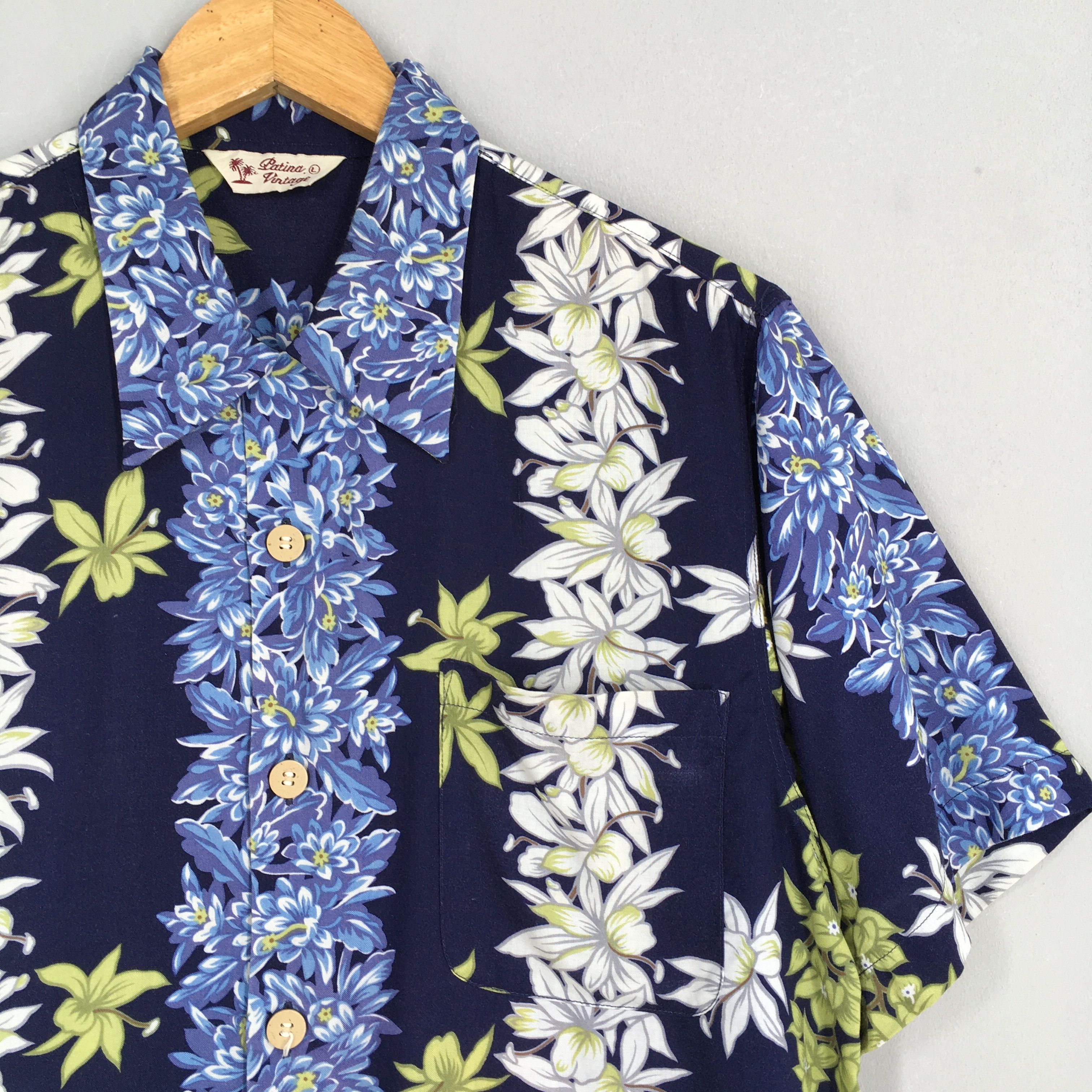 Other Vintage Patina Floral Hawaii Summer Wear Shirt Large Size US L / EU 52-54 / 3 - 2 Thumbnail