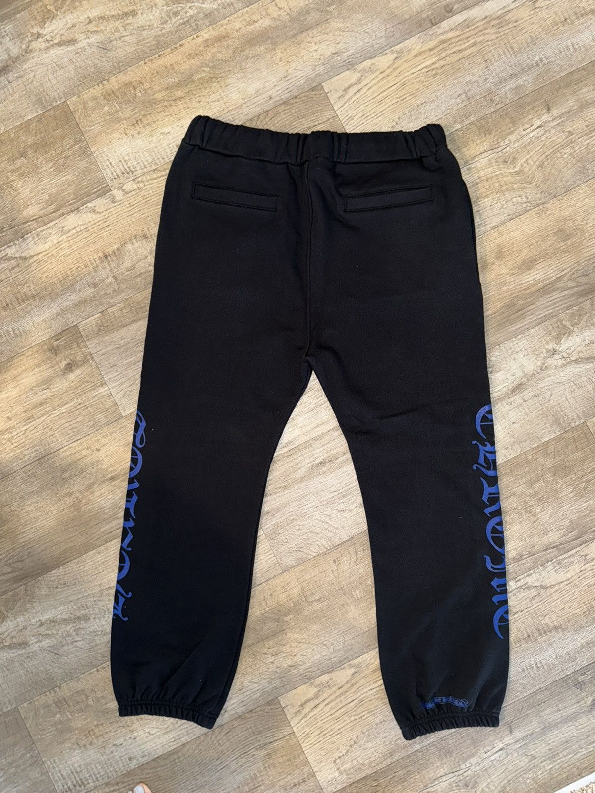 Chrome Hearts BLACK AND BLUE CHROME HEARTS LOGO JOGGERS Size US 42 / EU 58 - 2 Thumbnail