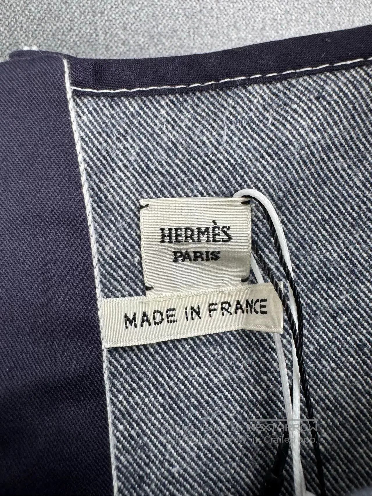 Hermes HERMES Lock Buckle Short Sleeve Dress. Size US M / EU 48-50 / 2 - 3 Thumbnail