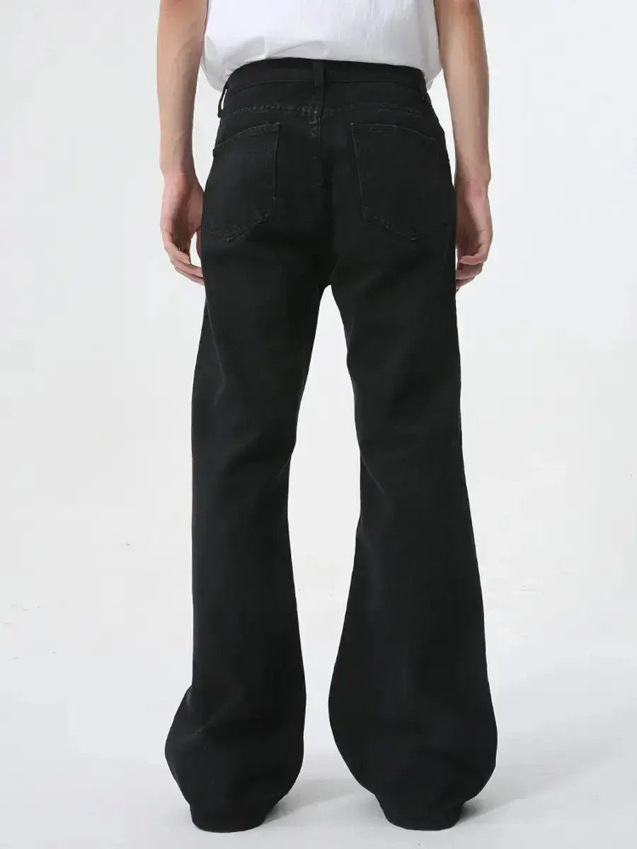 Japanese Brand Retro loose high street micro flared jeans Size US 32 / EU 48 - 3 Thumbnail