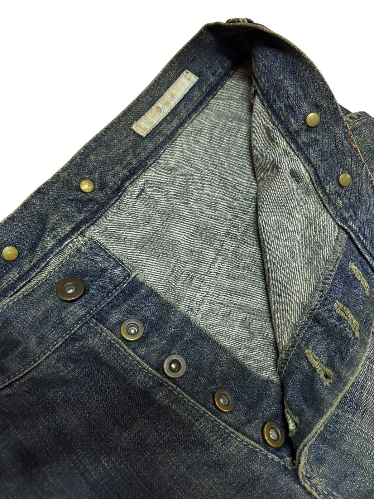 Japanese Brand Vtg Shuca Japan Bushpant Mudwashed Jeans Size US 30 / EU 46 - 6 Thumbnail