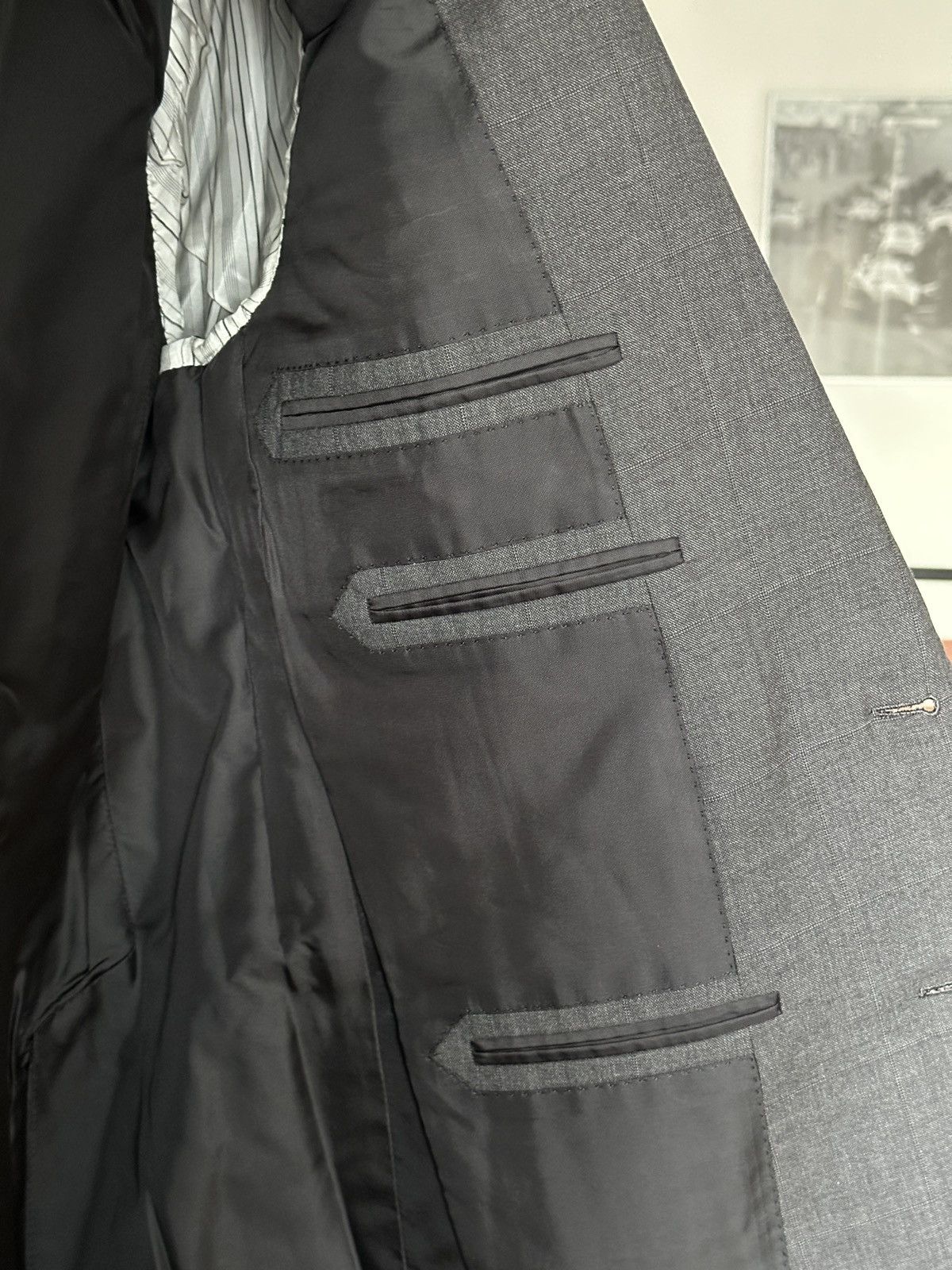 Ralph Lauren Purple Label Ralph Lauren Purple Label Grey Blazer 100% Wool Size US L / EU 52-54 / 3 - 10 Thumbnail