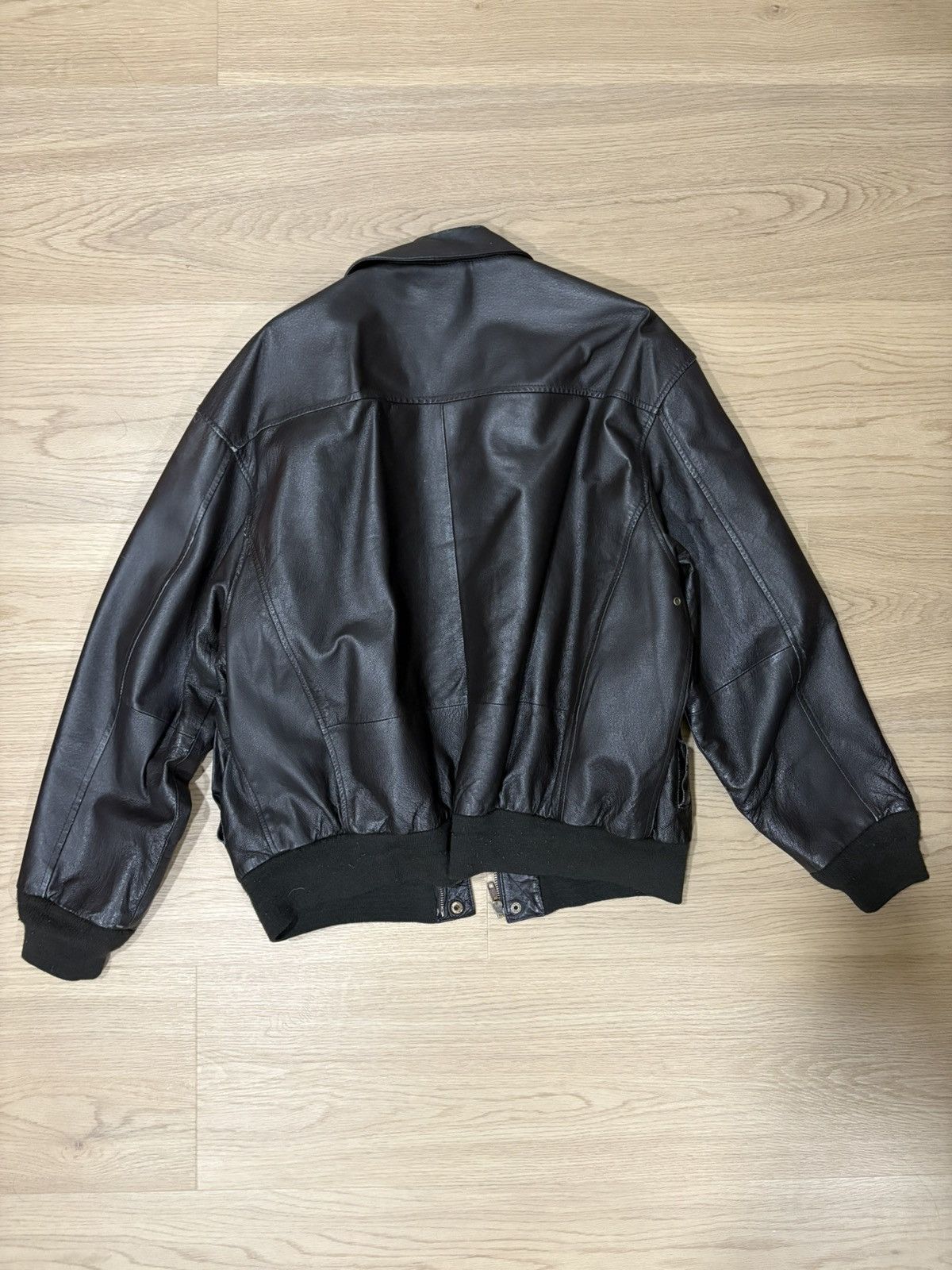 Other Landing Leathers Flight Bomber Jacket Size US L / EU 52-54 / 3 - 4 Thumbnail