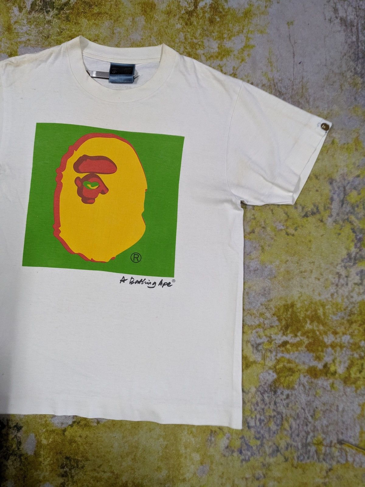 image of Vintage A Bathing Ape X Andy Warhols Bape Exclusive in White, Men's (Size Small)