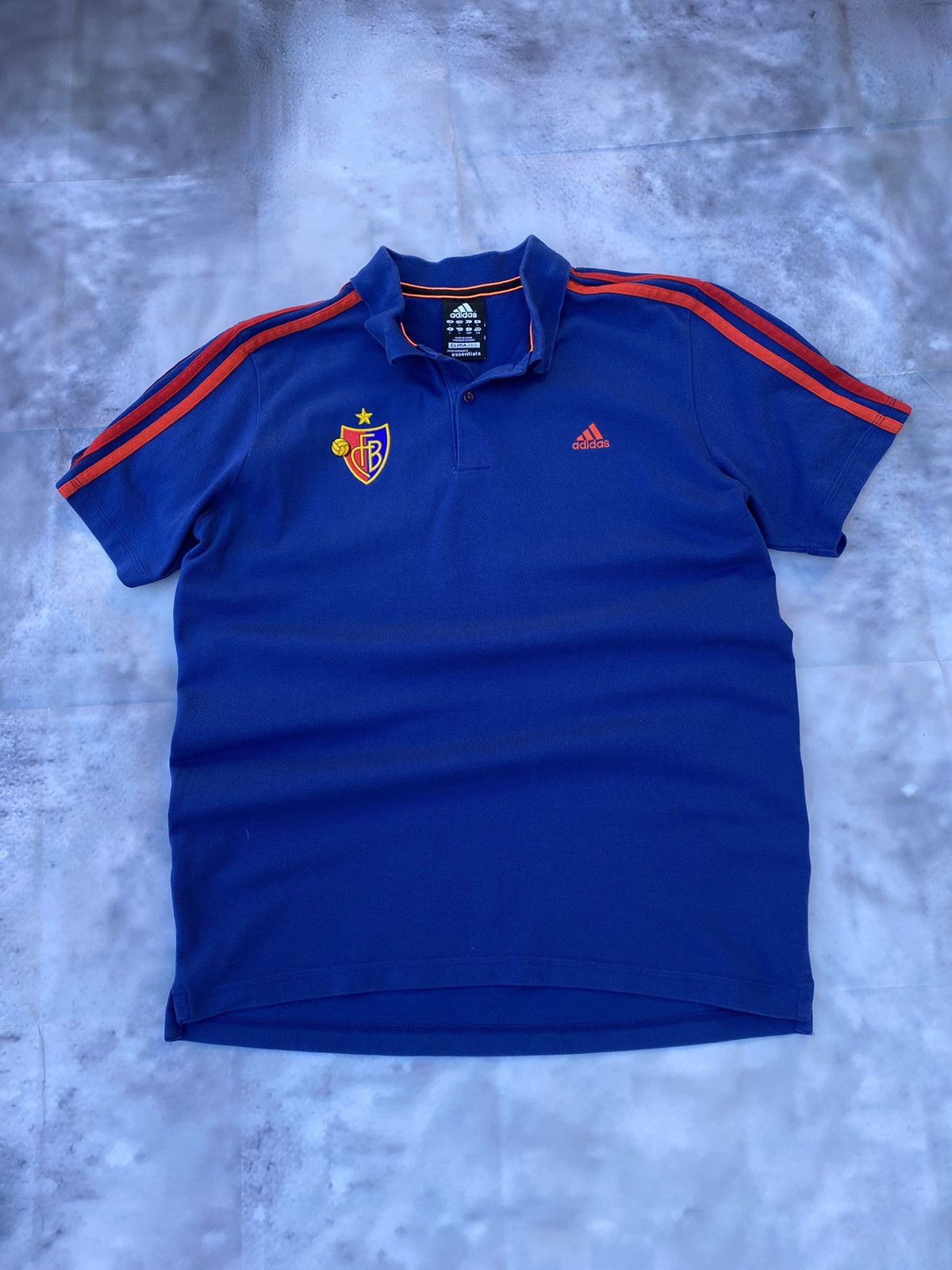 Adidas Vintage Adidas FC Basel 2012 Polo Soccer Football Shirt Size US L / EU 52-54 / 3 - 6 Thumbnail