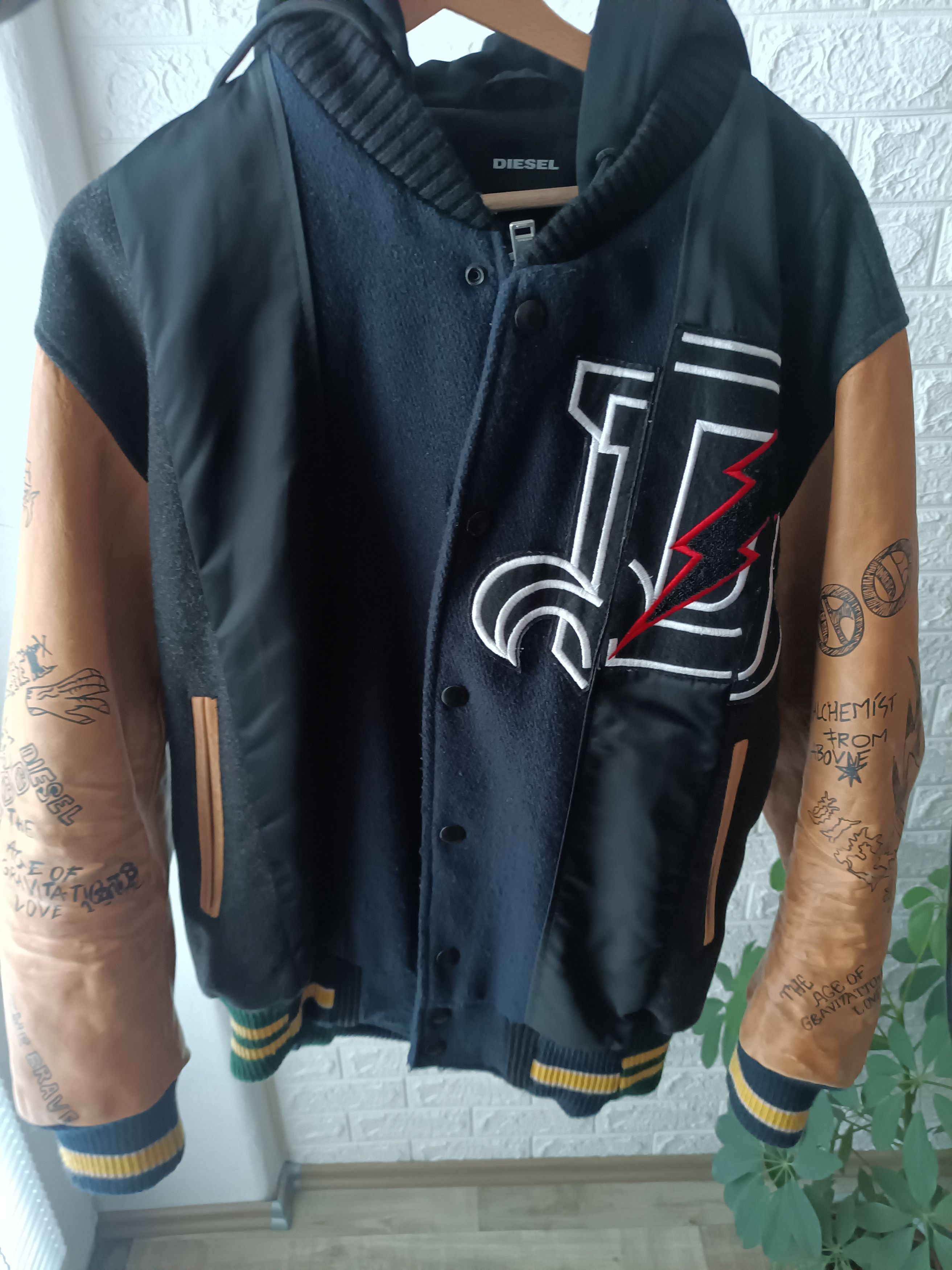Diesel Diesel varsity jacket bomber Size US M / EU 48-50 / 2 - 1 Thumbnail