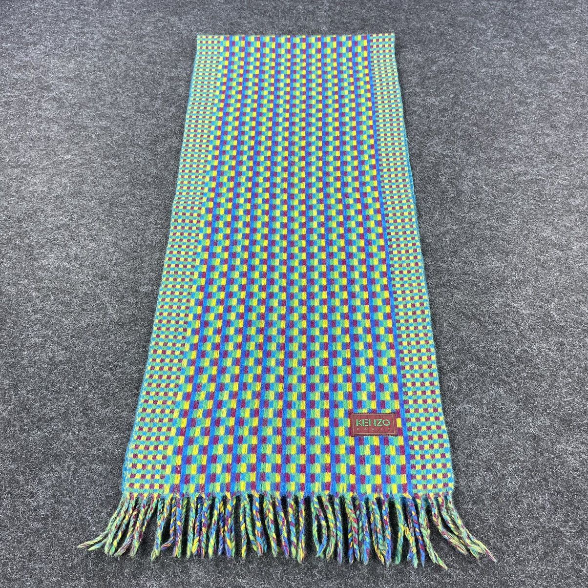 Kenzo × Vintage Kenzo Scarf # Muffler # Neckwear # D276 Size ONE SIZE - 3 Thumbnail