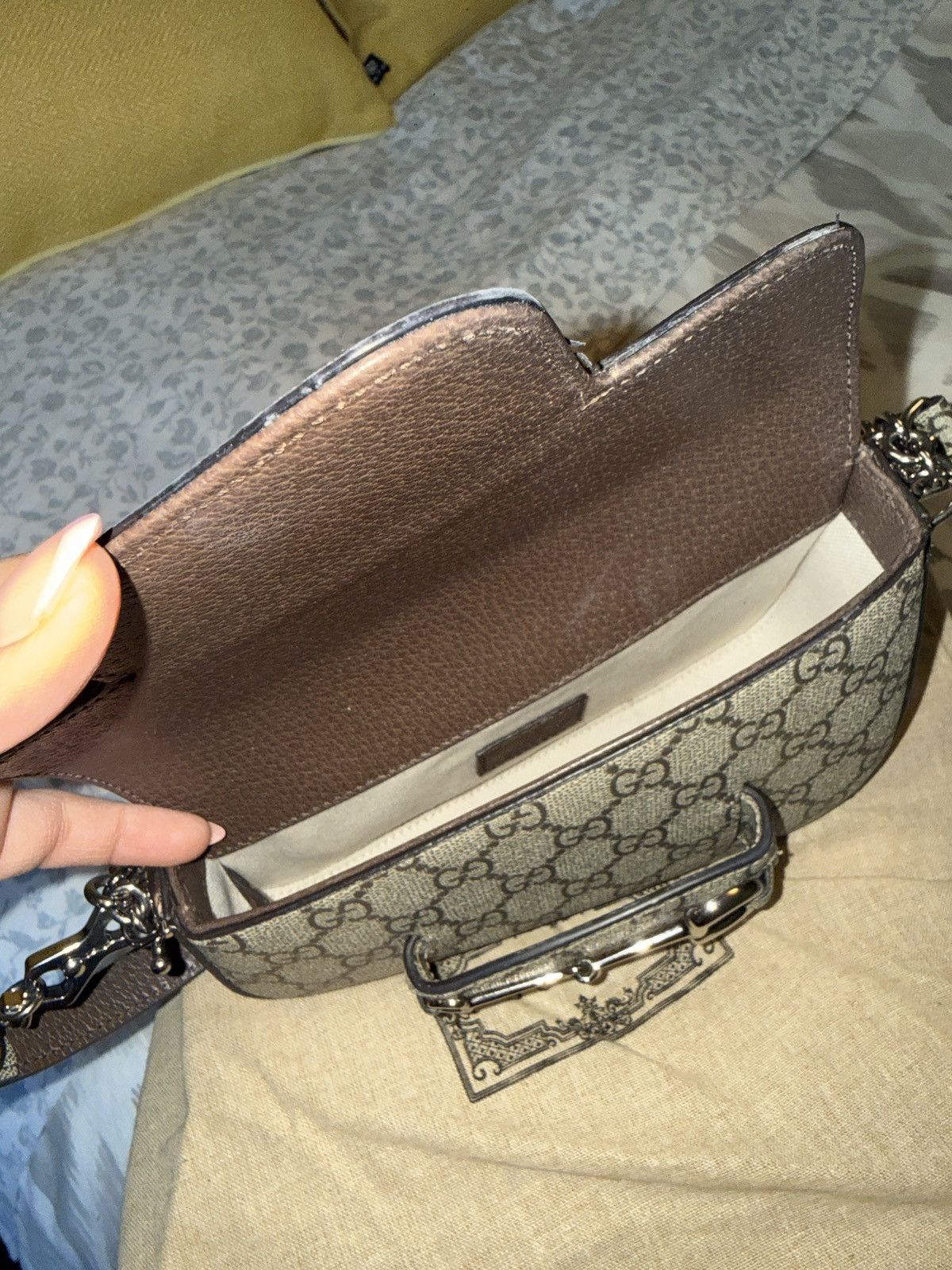 Gucci Gucci Horsebit 1955 Mini Shoulder Bag Size ONE SIZE - 8 Thumbnail