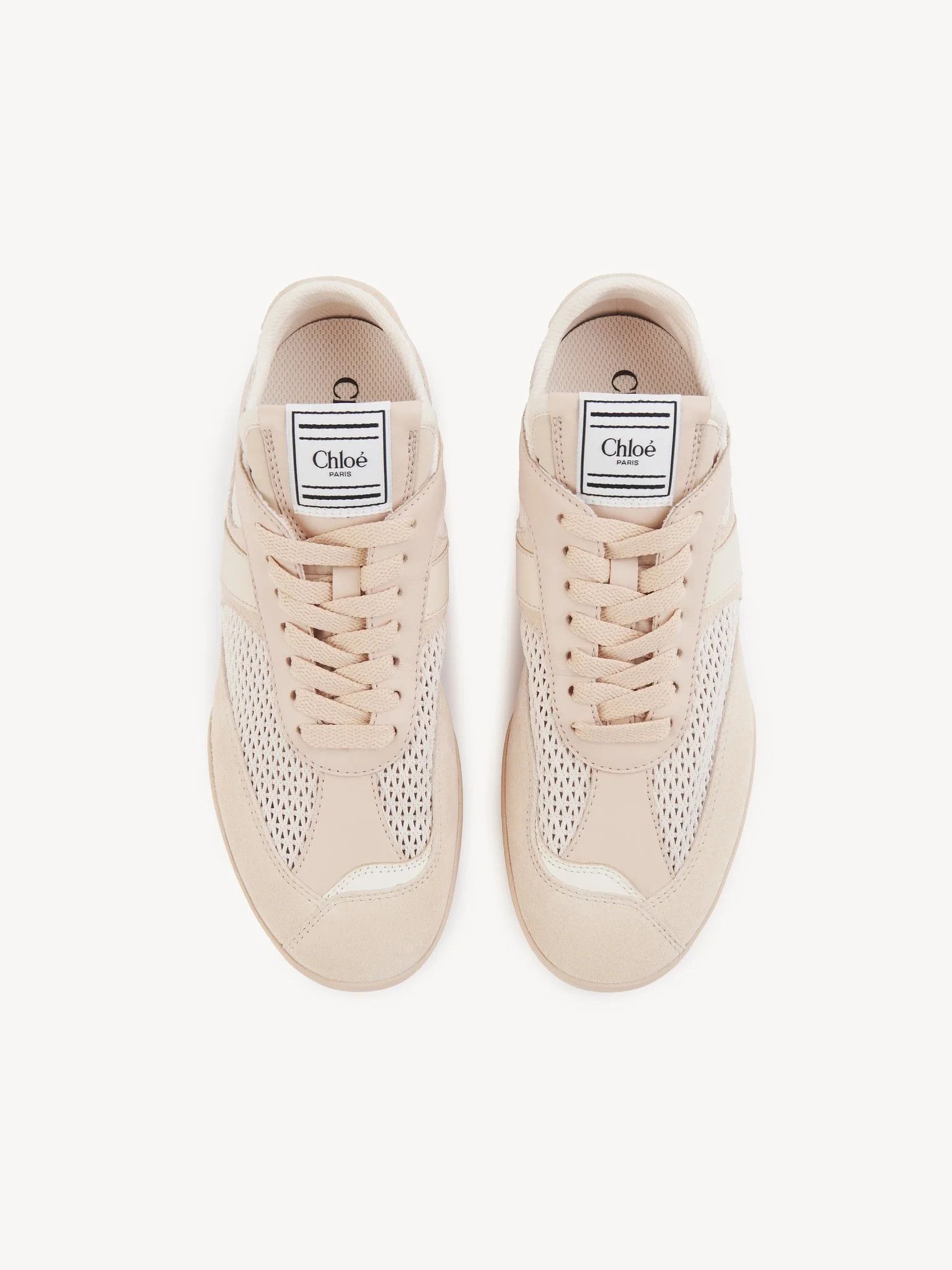 Chloe o1loc1c10226 Kick Low-Top Sneakers in Peachy Pink Size US 6 / IT 36 - 5 Thumbnail