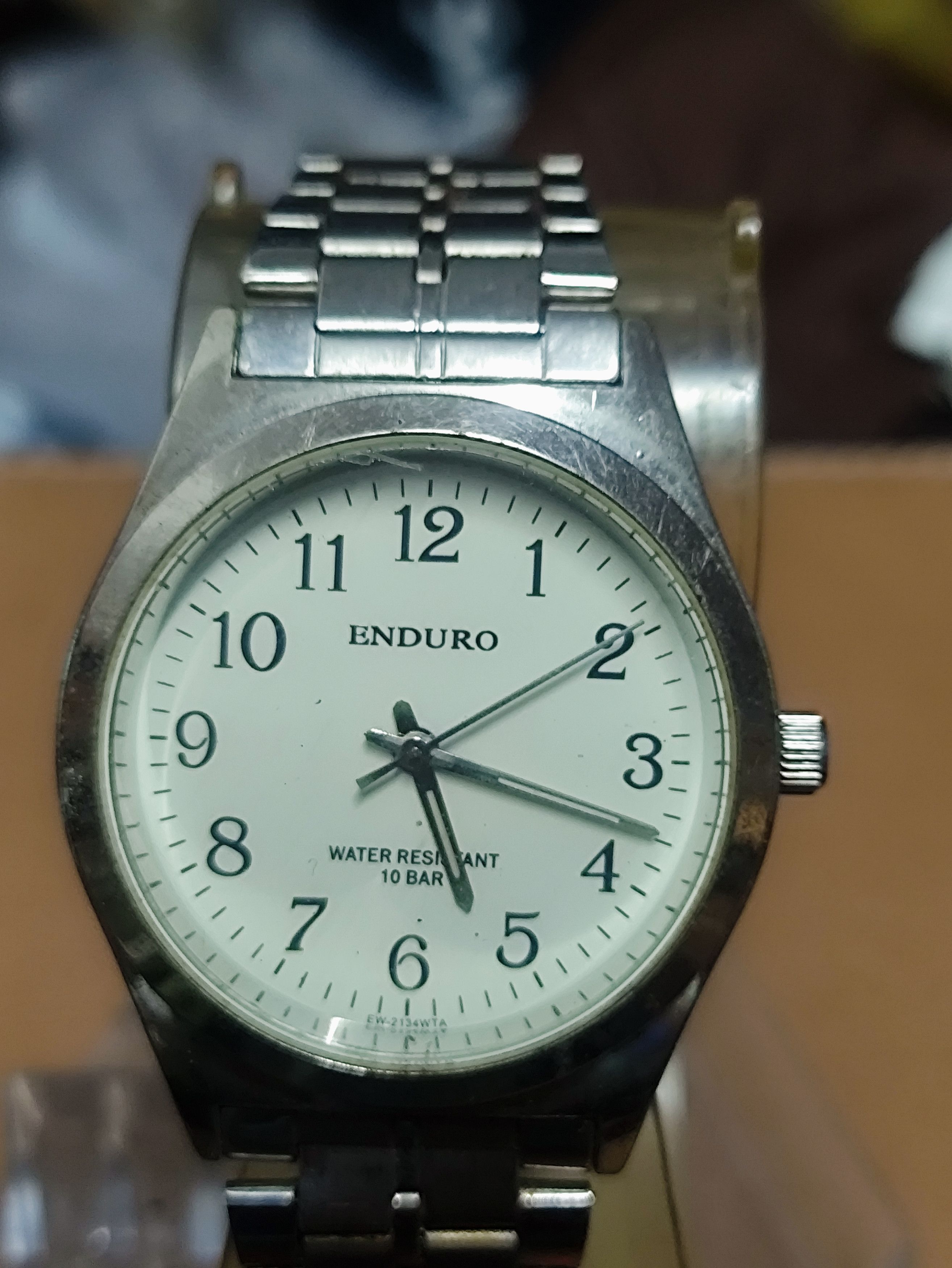 Japanese Brand Vintage Watch by ENDURO QUARTZ JAPAN ENGINE WATCH Size ONE SIZE - 2 Thumbnail