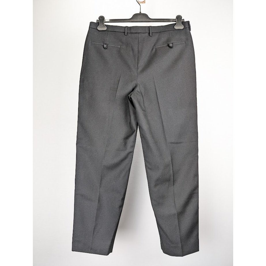 Saint Laurent Paris o1rshd1 Twill Smoking Court Pant in Noir Size US 36 / EU 52 - 10 Thumbnail