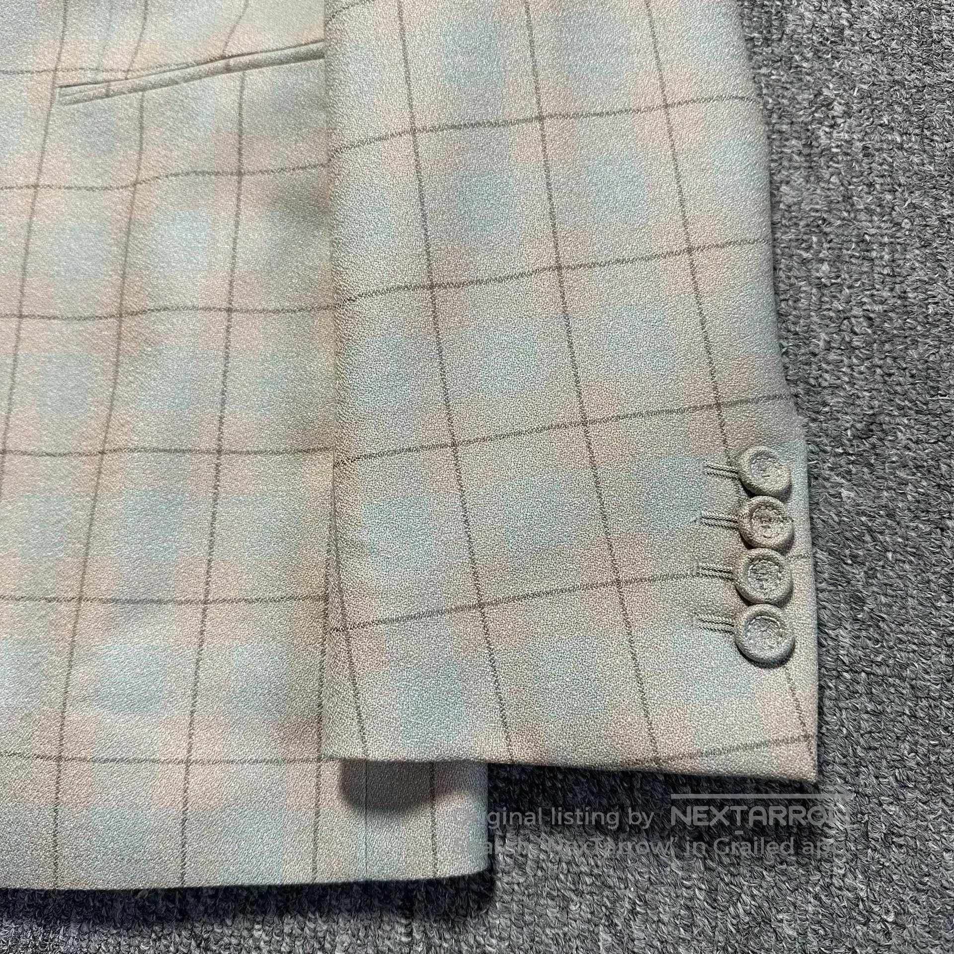 Dior Dior Man 23FW Beige Plaid Wool Suit. Size US S / EU 44-46 / 1 - 2 Thumbnail