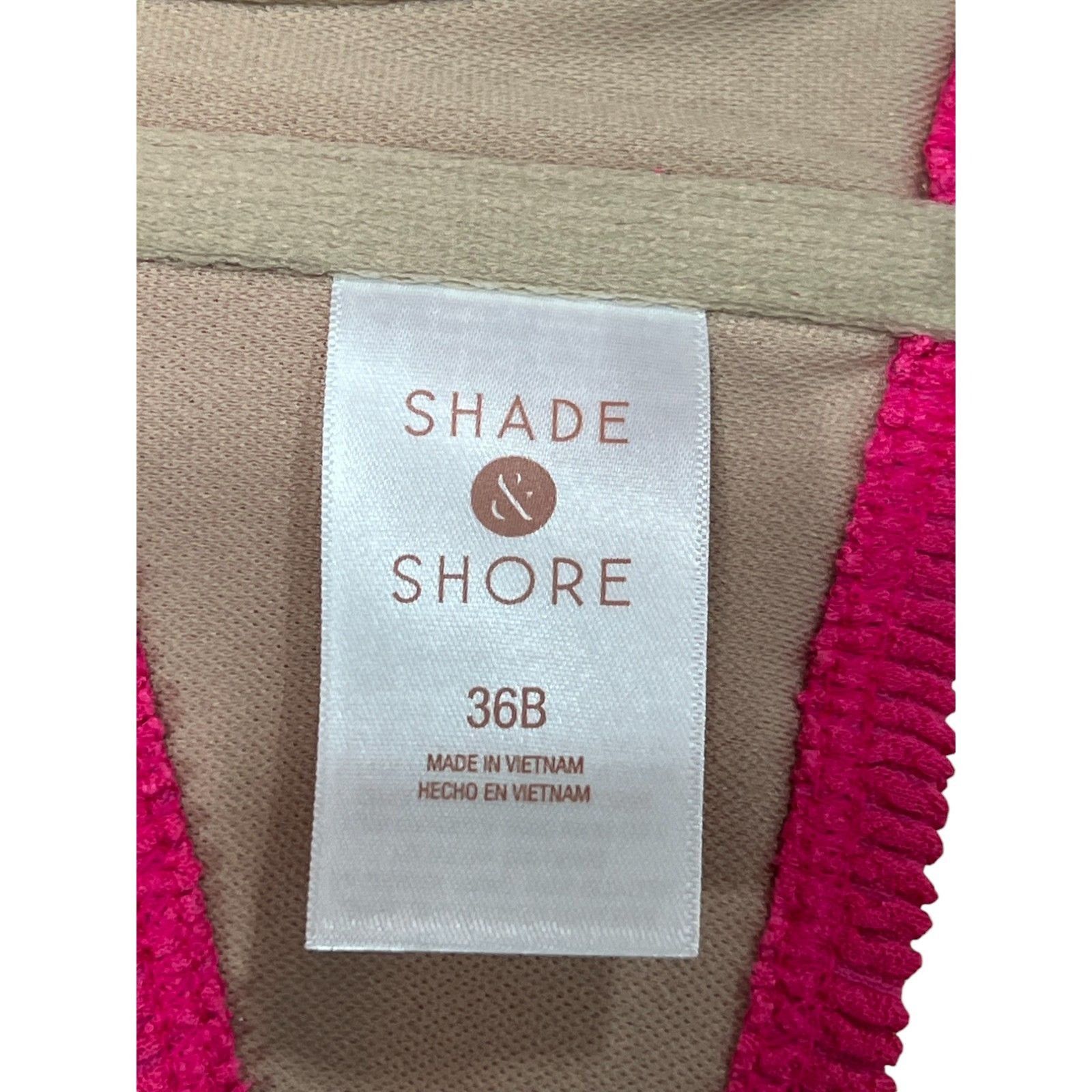 Other Shade & Shore - Women's Pucker Textured Light Lift Bandeau B Size ONE SIZE - 10 Thumbnail
