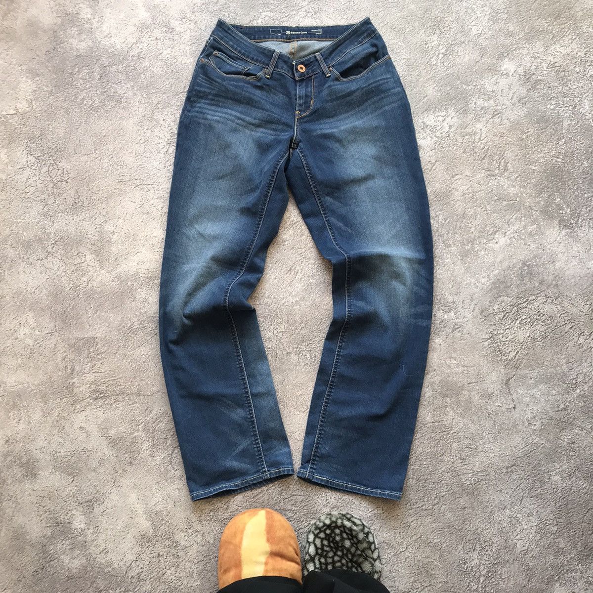 Vintage Vintage 90s Levis Baggy Distressed Jeans Grunge Y2K Logo 28 Size 28" / US 6 / IT 42 - 4 Thumbnail