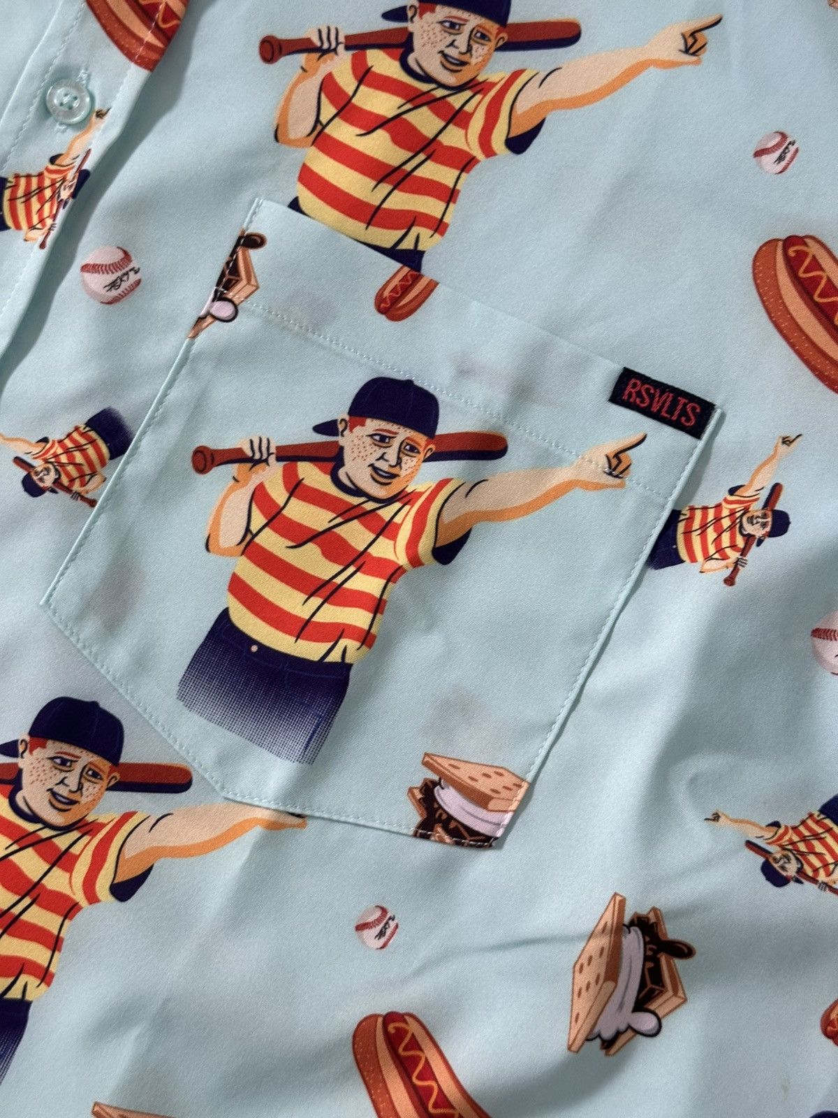 Other RSVLTS Sandlot Great Hambino KUNUFLEX Short Sleeve Shirt L Size US L / EU 52-54 / 3 - 2 Thumbnail