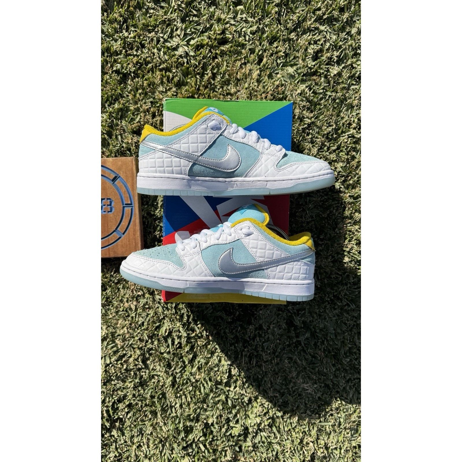 Nike Nike FTC x Dunk SB Low Lagoon Pulse DH7687-400 Men’s Size 9 Size US 9 / EU 42 - 2 Thumbnail