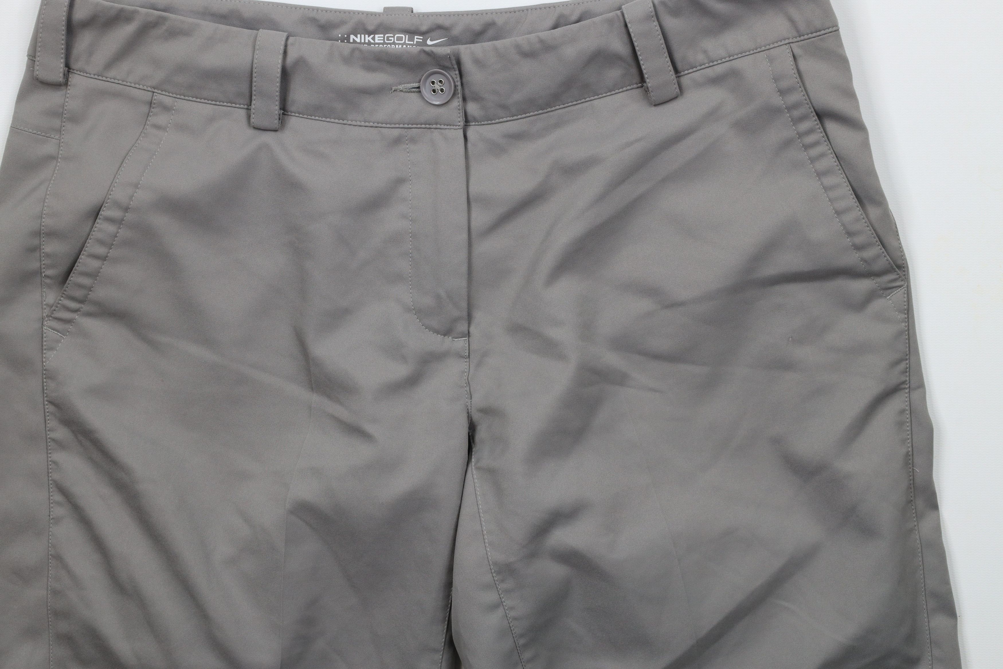 Nike × Vintage Nike Golf Tour Performance Flat Front Tech Chino Shorts Gray Size 32" / US 10 / IT 46 - 3 Thumbnail