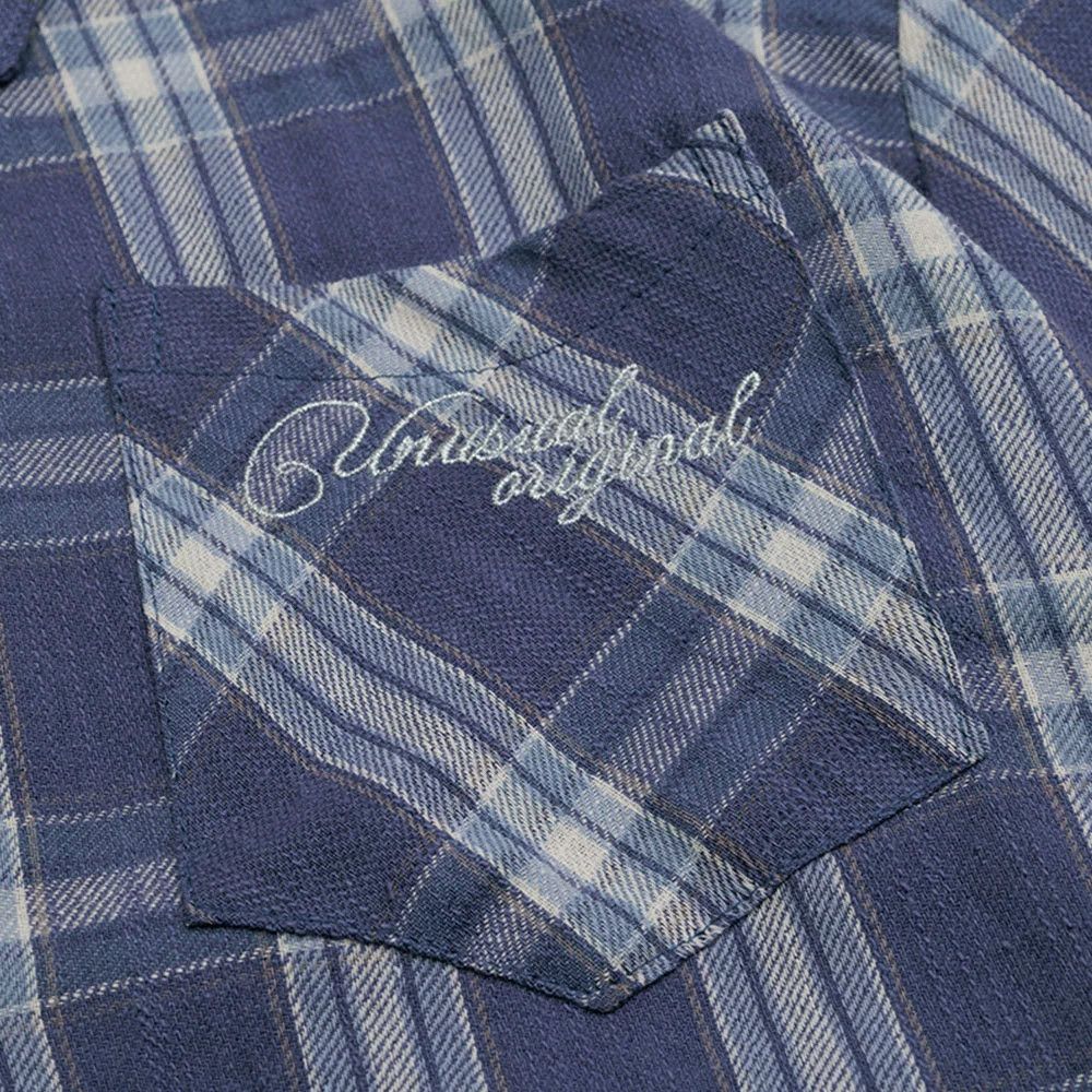 Vintage Men's Japanese street loose lapel plaid long-sleeved shirt Size US M / EU 48-50 / 2 - 4 Thumbnail