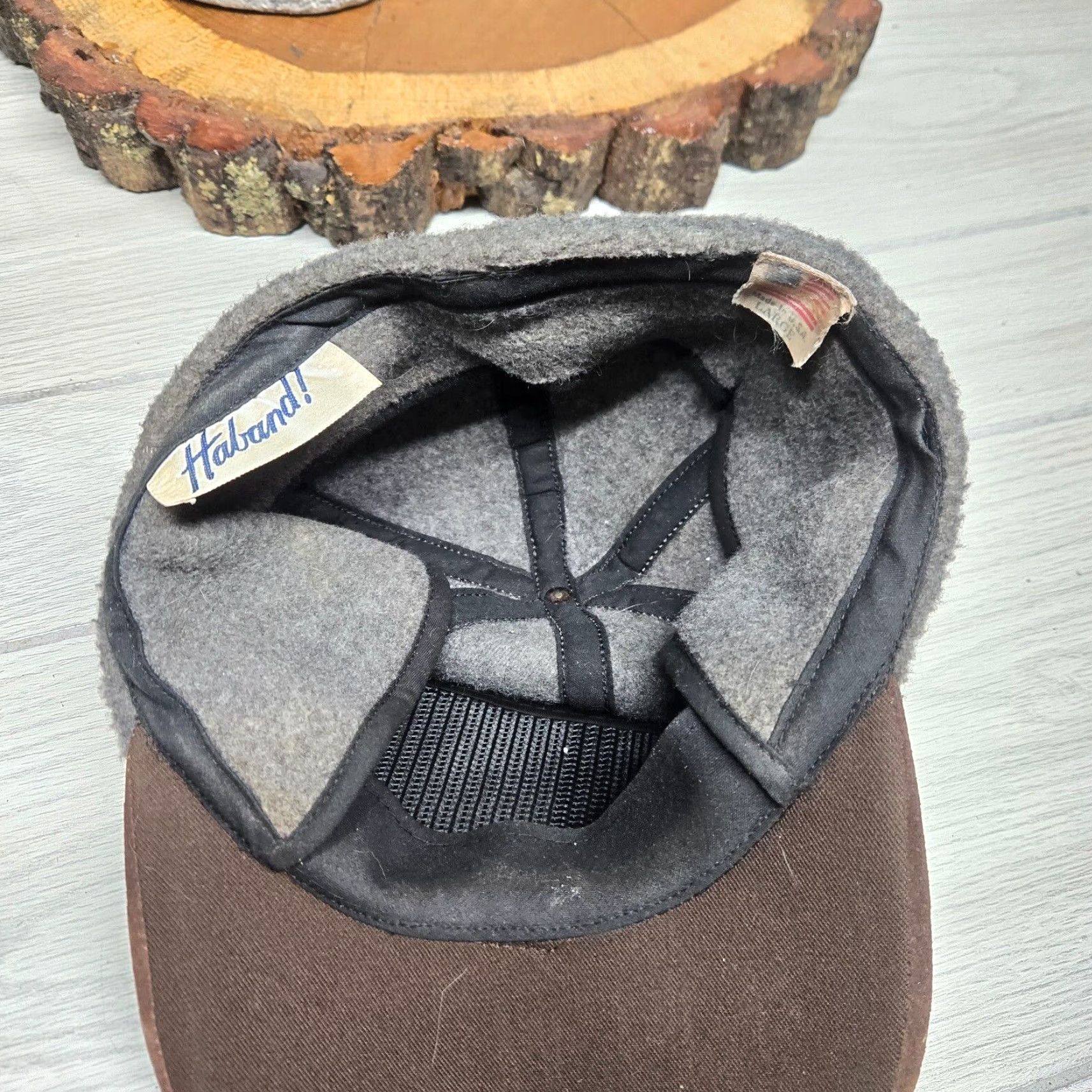 Haband VINTAGE Haband Wool Baseball Cap Adult Large Gray Size ONE SIZE - 5 Thumbnail