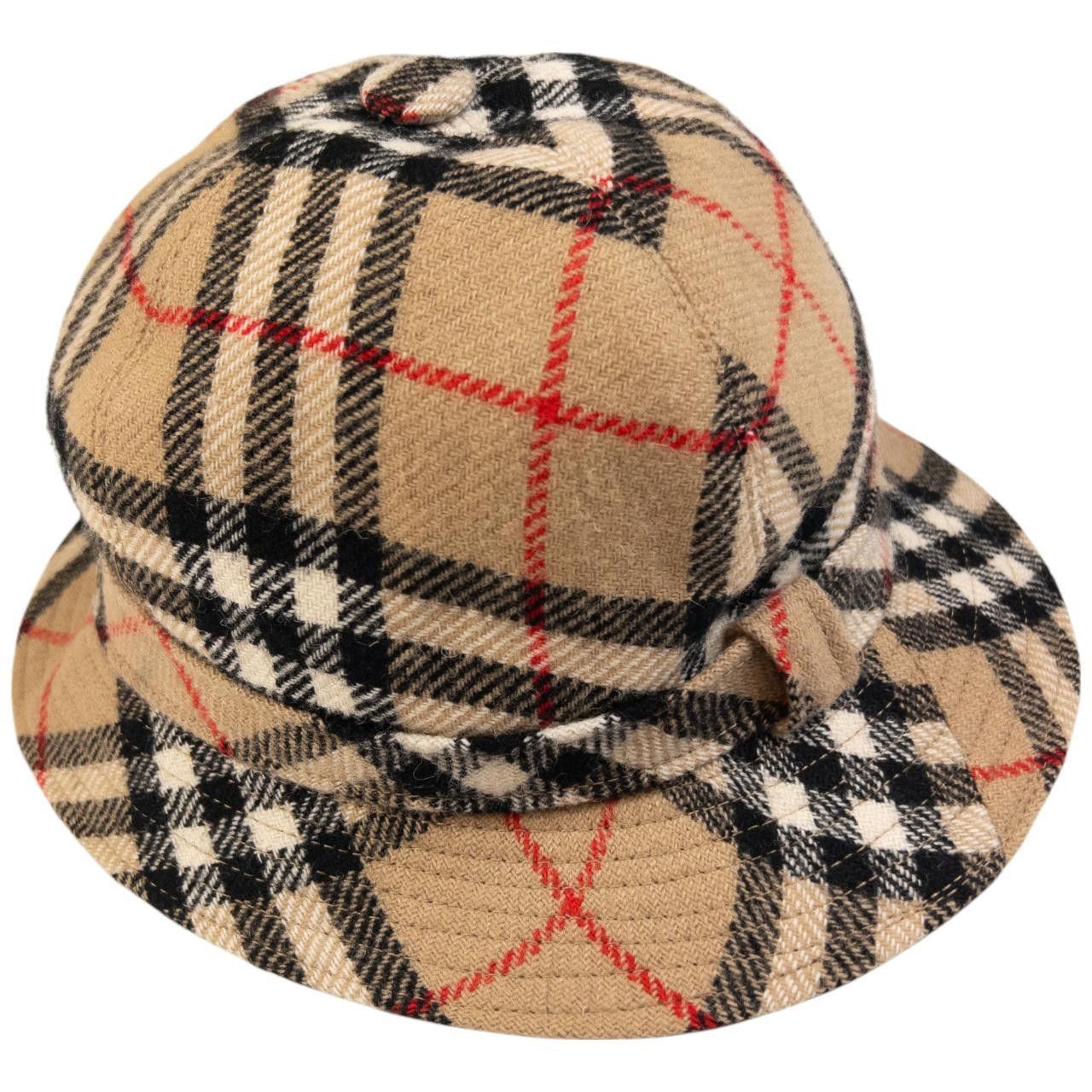 Burberry Vintage Burberry Nova Check Round Top Bucket Hat Size ONE SIZE - 1 Thumbnail