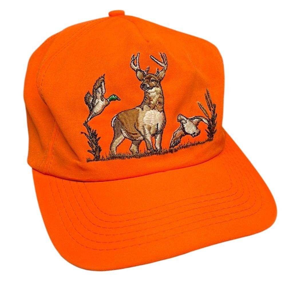 Winchester Winchester Vintage Blaze Orange Embroidered Snapback Hat Size ONE SIZE - 2 Thumbnail