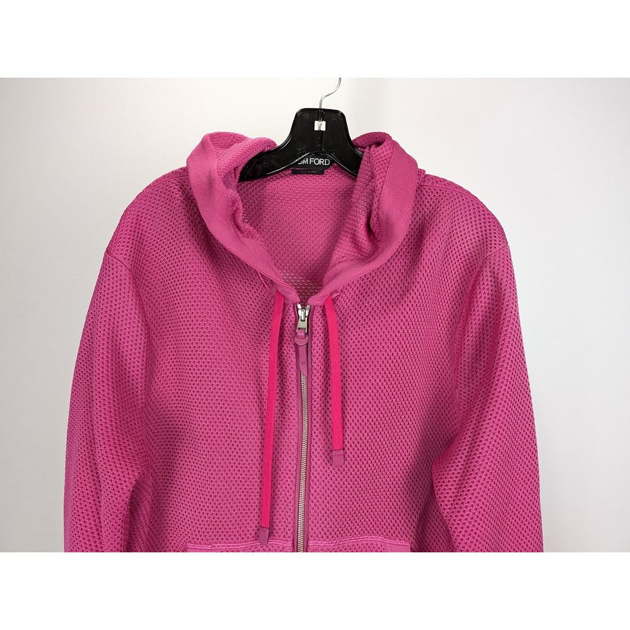 Tom Ford o1rshd1 Zip Hoodie in Light Magenta Size US M / EU 48-50 / 2 - 5 Thumbnail