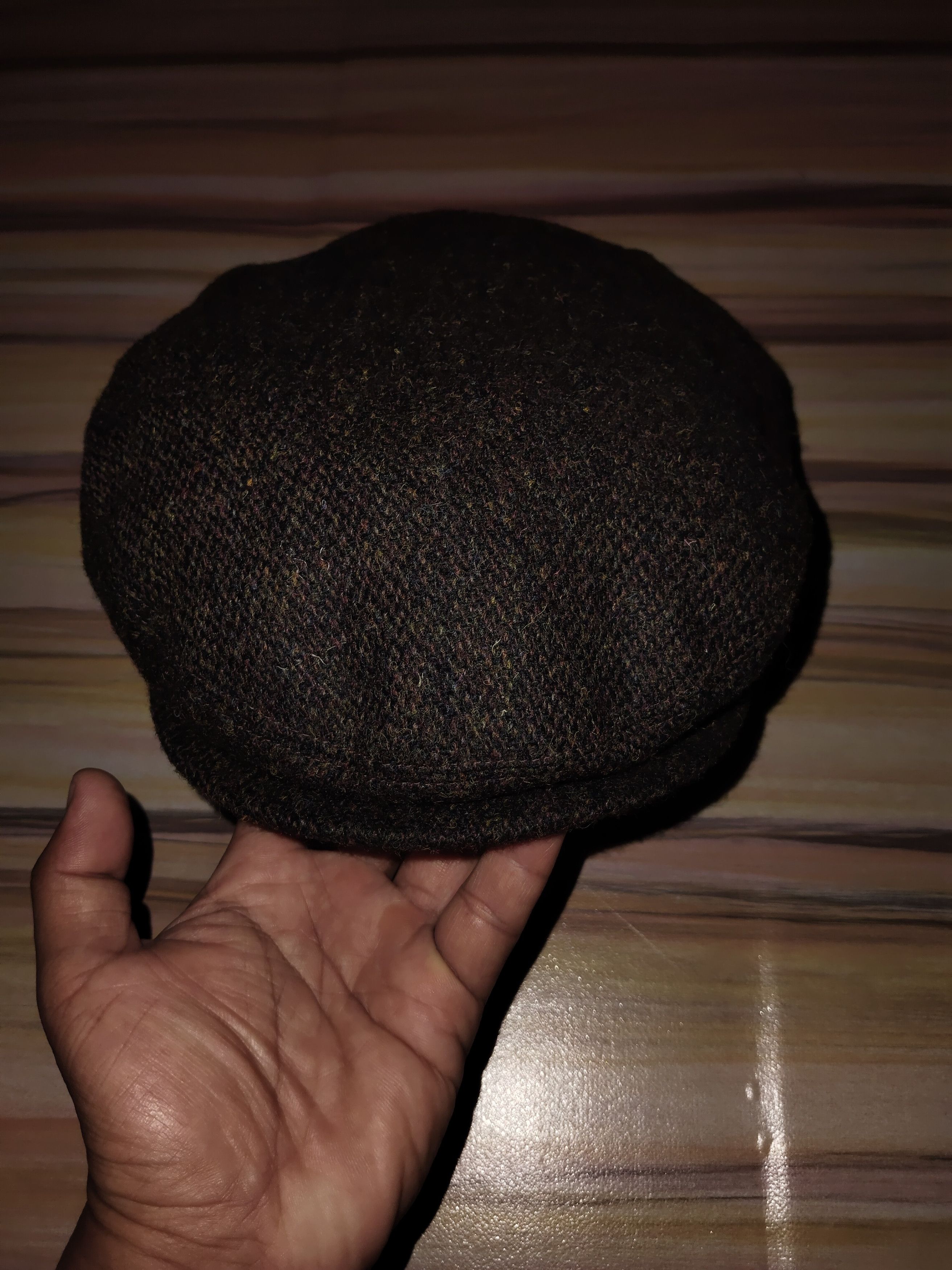 Harris Tweed HARRIS TWEED Wool Plain Cap Size ONE SIZE - 3 Thumbnail