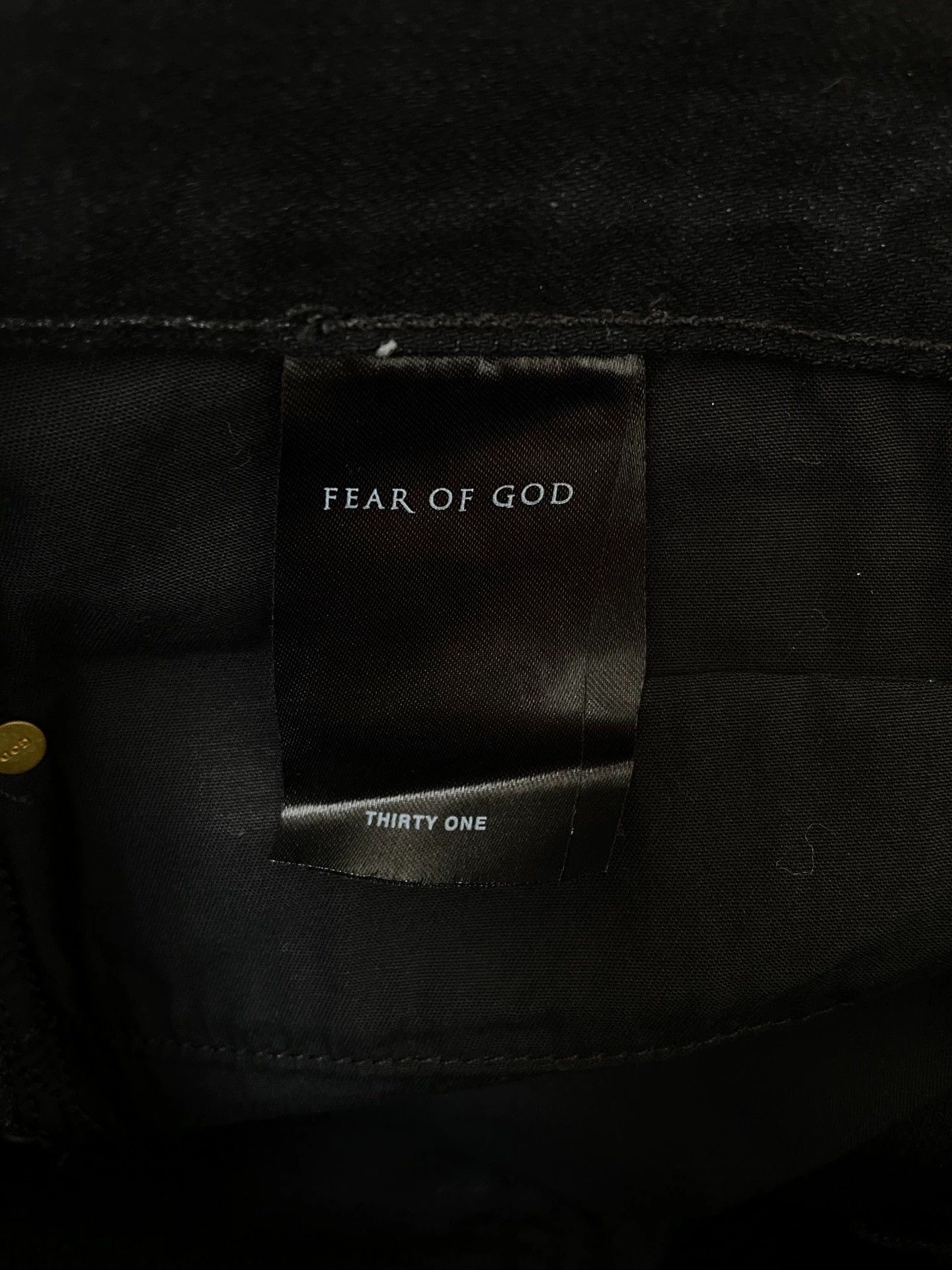 Fear of God Fear of God New with Tags Zip Cuff Straight Jeans W31 Size US 31 - 4 Thumbnail