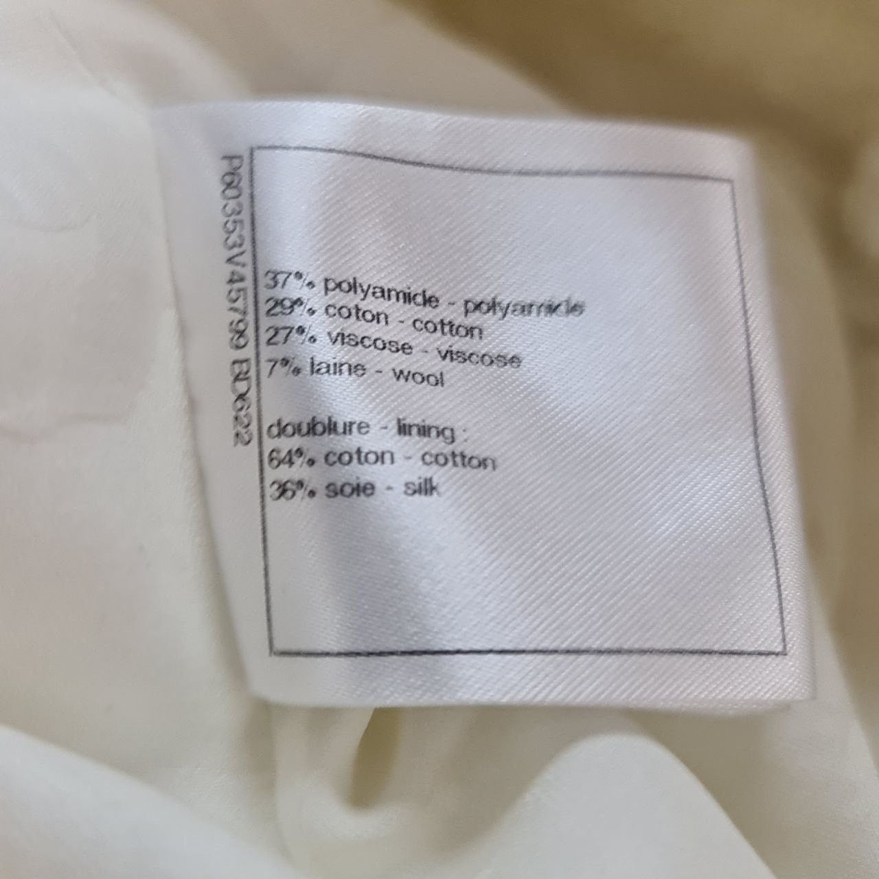 Chanel Chanel Tweed Ivory Mini Skirt Sz.40 Size 28" / US 6 / IT 42 - 10 Thumbnail