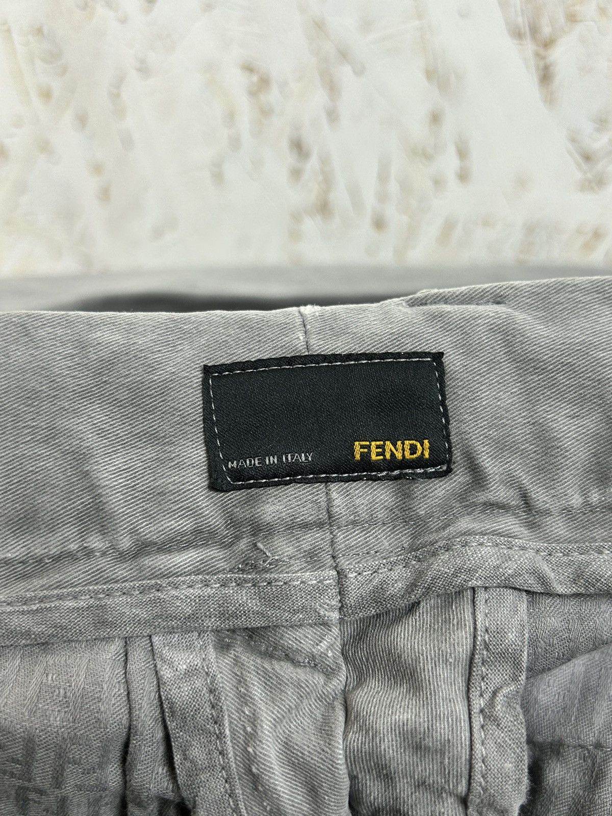 Fendi Fendi Sartorial Trousers Straight Pants Chinos Grey 48 Size US 32 / EU 48 - 11 Thumbnail
