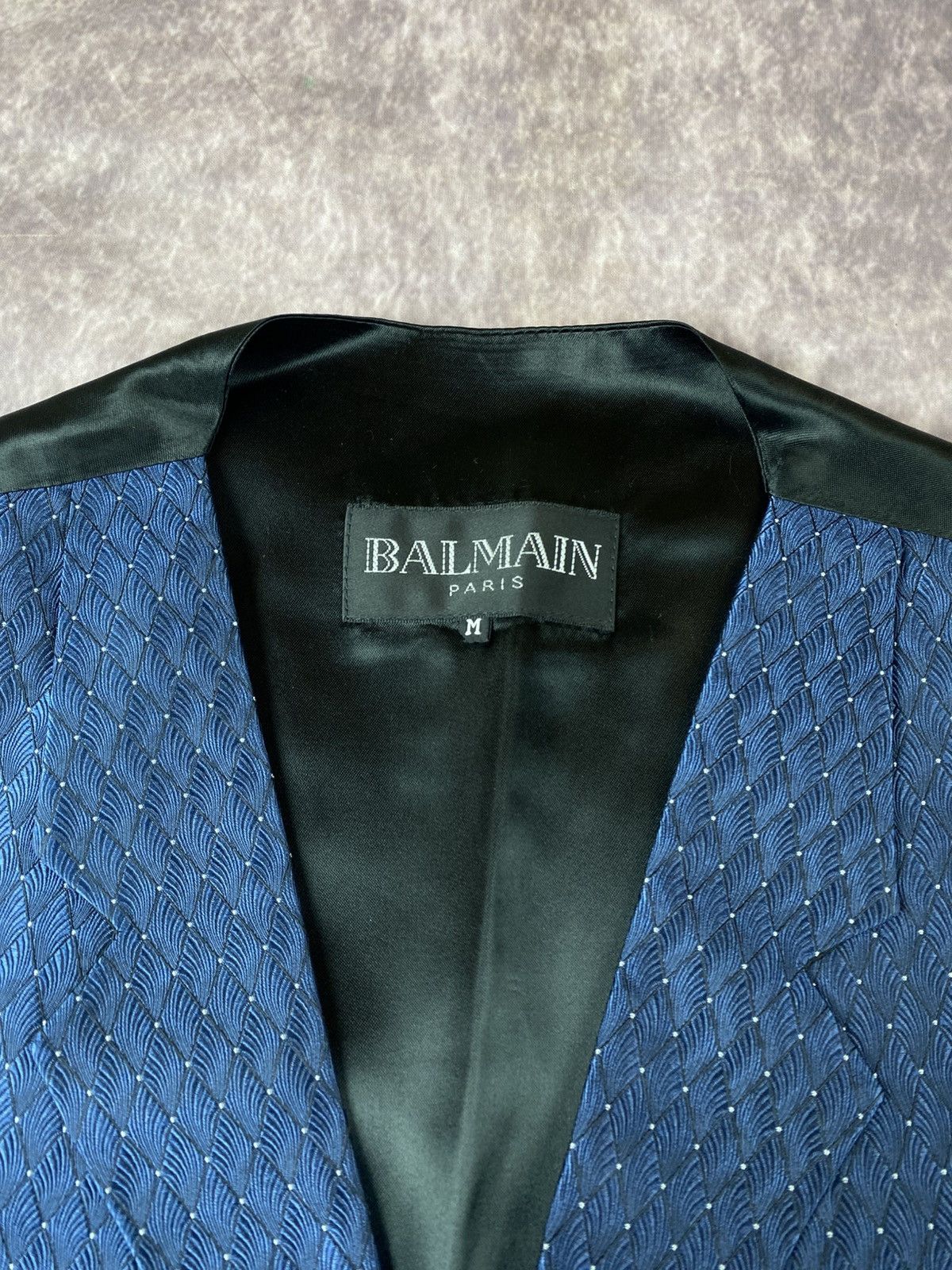 Balmain Balmain Silk Classic Vest with Metal Button Made in England Size 48R - 2 Thumbnail