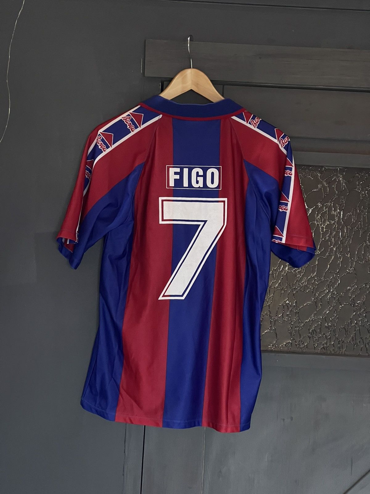 Vintage Vintage Barcelona #7 Figo soccer jersey | Grailed