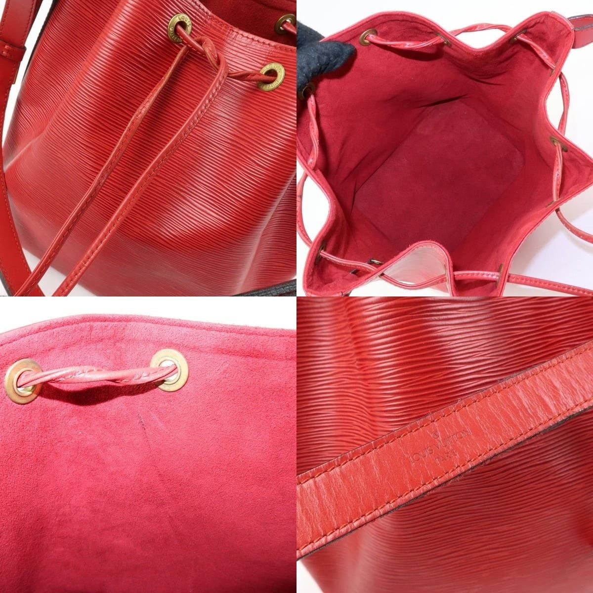 Louis Vuitton Louis Vuitton Epi Petit Noe Shoulder Bag Red Size ONE SIZE - 7 Thumbnail