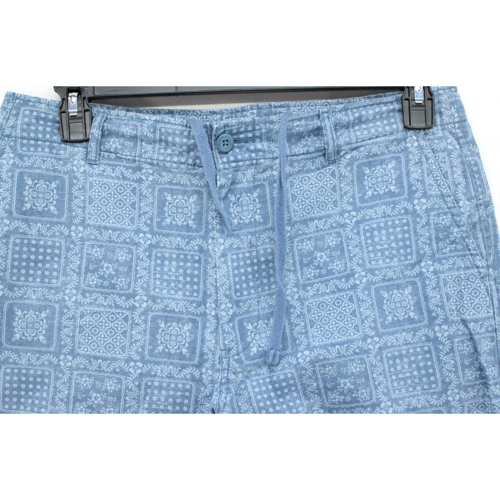 Reyn Spooner Reyn Spooner Mens Bermuda Shorts 34 Blue Geometric Preppy Pocket Beach Vacation Colorful Hawaiian Summer Mens Size US 34 / EU 50 - 2 Thumbnail